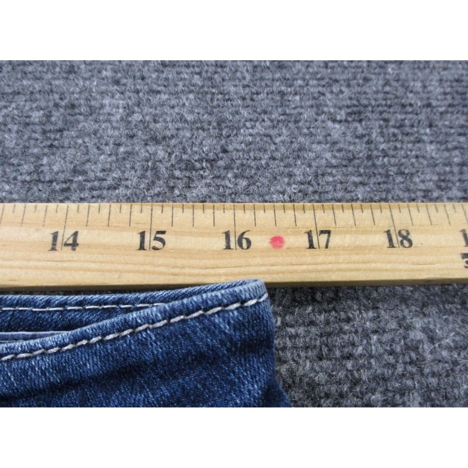 Miss Me Miss Me Jeans Womens Blue Denim Skinny Mid Rise Size 30 Stretch Faded Y2K Casual Size 30" / US 8 / IT 44 - 7 Thumbnail