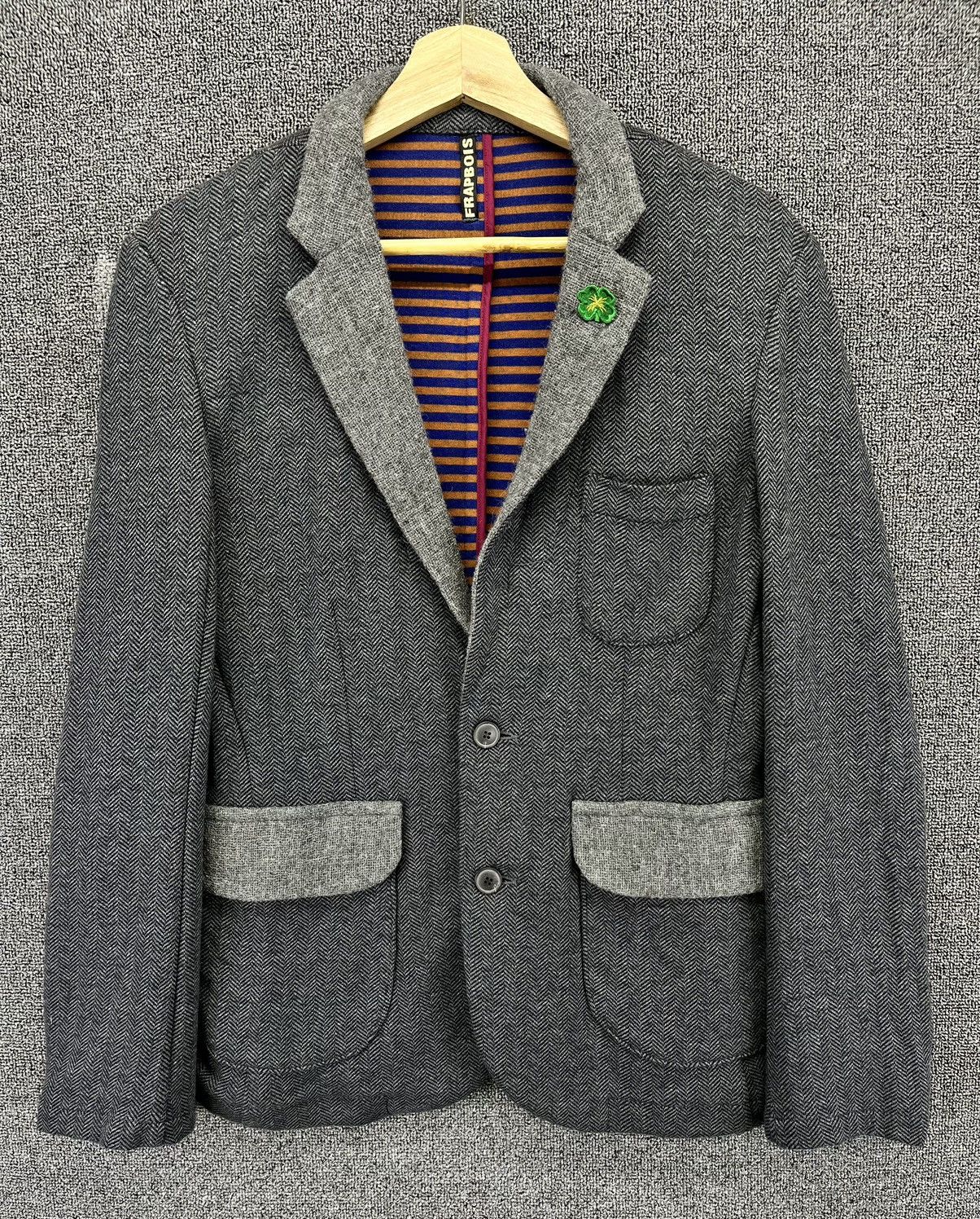 Frapbois Vintage Issey Miyake Frapbois Wool Coat Jacket Size M / US 6-8 / IT 42-44 - 1 Thumbnail