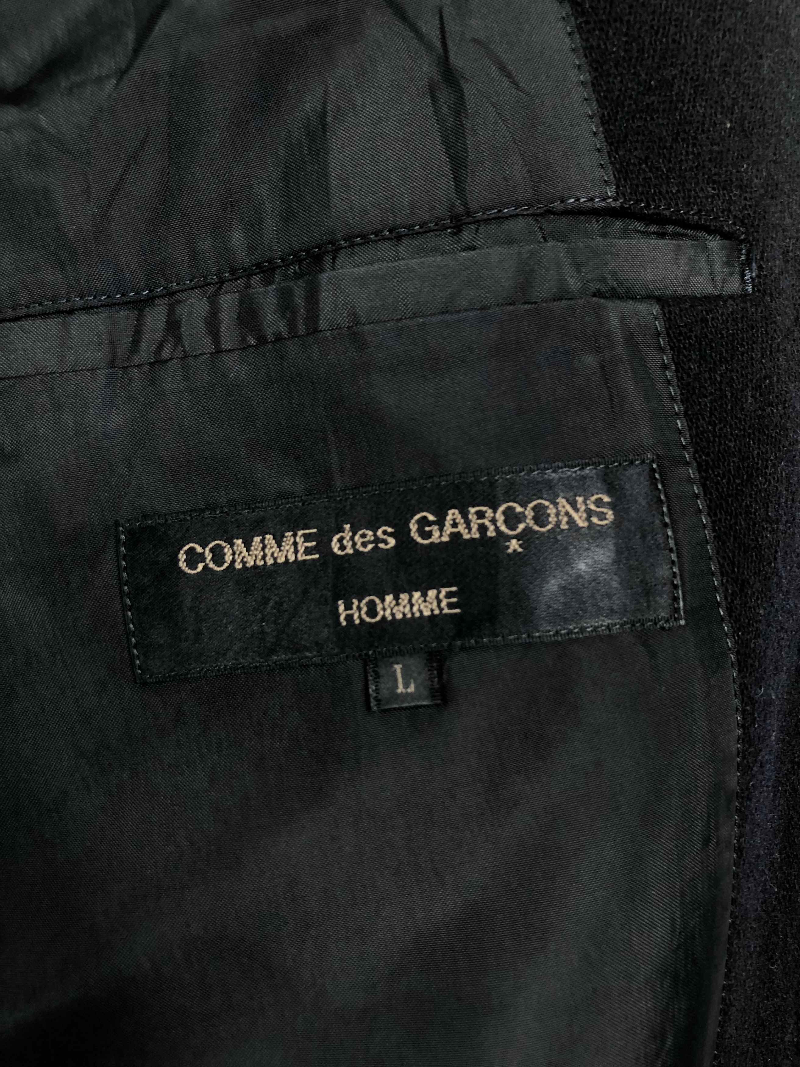 Comme des Garcons Homme Rare Vintage Comme des Garcons Homme AD1996 Wool Jacket Size US L / EU 52-54 / 3 - 9 Thumbnail