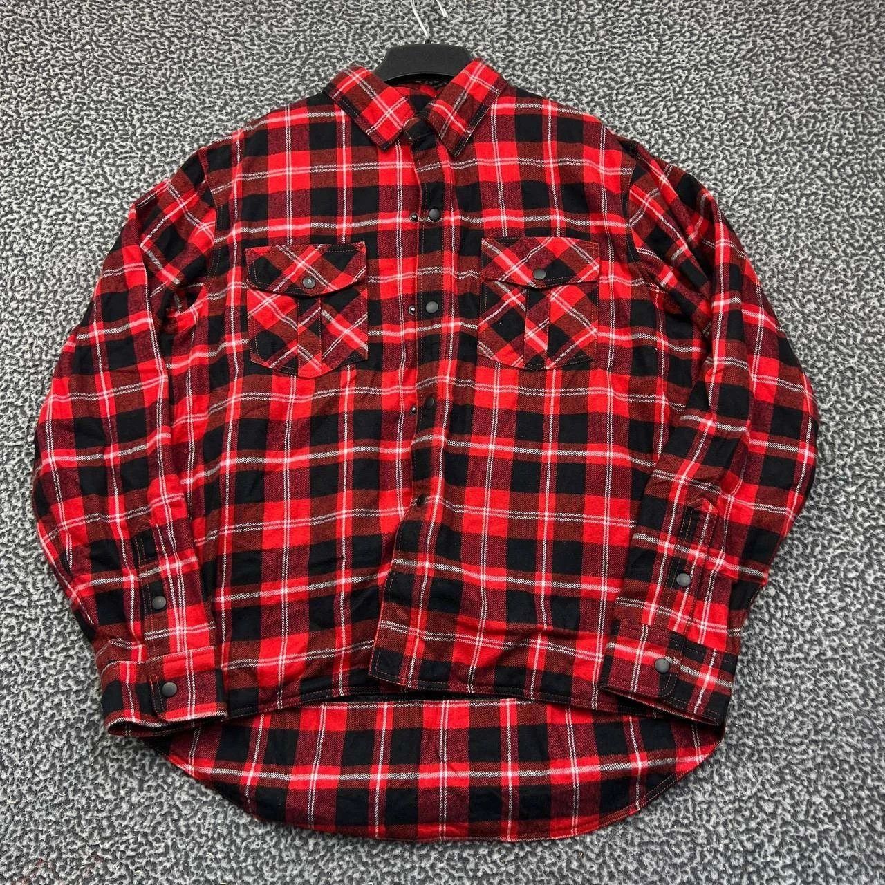 Other Z1R Duke Shirt Men Motorcycle Flannel Plaid Cotton XL Size US XL / EU 56 / 4 - 1 Thumbnail