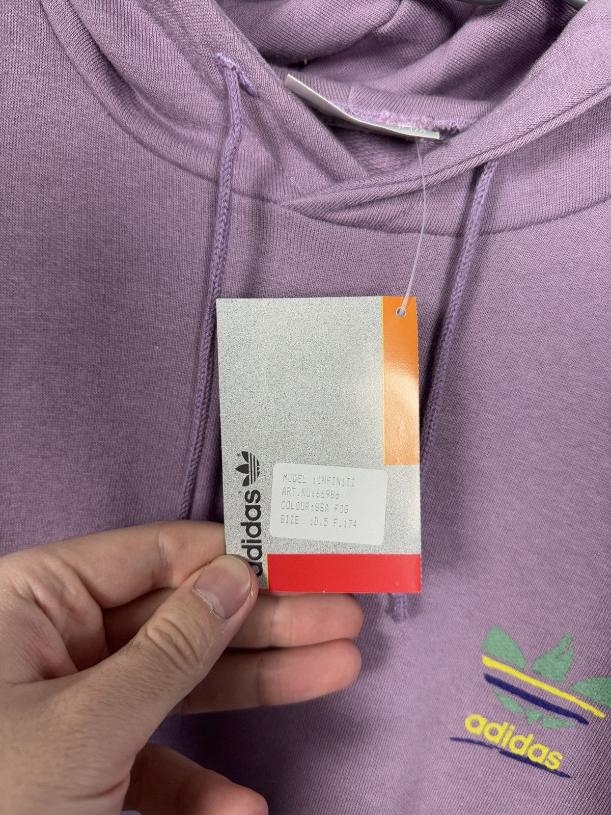 Adidas Adidas Vintage 90s Purple Hoodie Retro Trefoil Logo Size M Size US M / EU 48-50 / 2 - 8 Thumbnail
