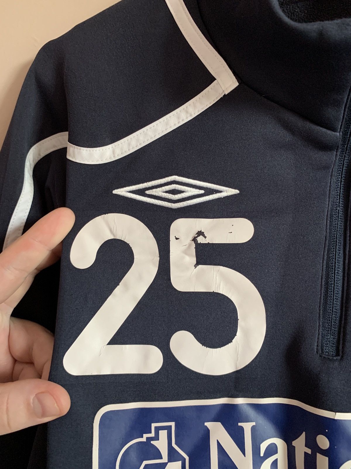 Umbro England Vintage Football Umbro Drill Top Sweatshirt Retro Size US L / EU 52-54 / 3 - 6 Thumbnail