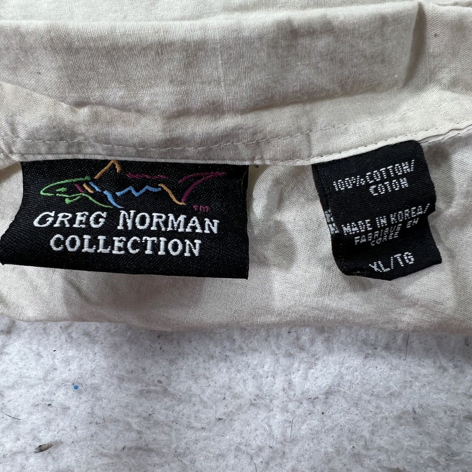 Greg Norman Greg Norman Collection Beige Black Button Front Shirt Size US XL / EU 56 / 4 - 3 Thumbnail