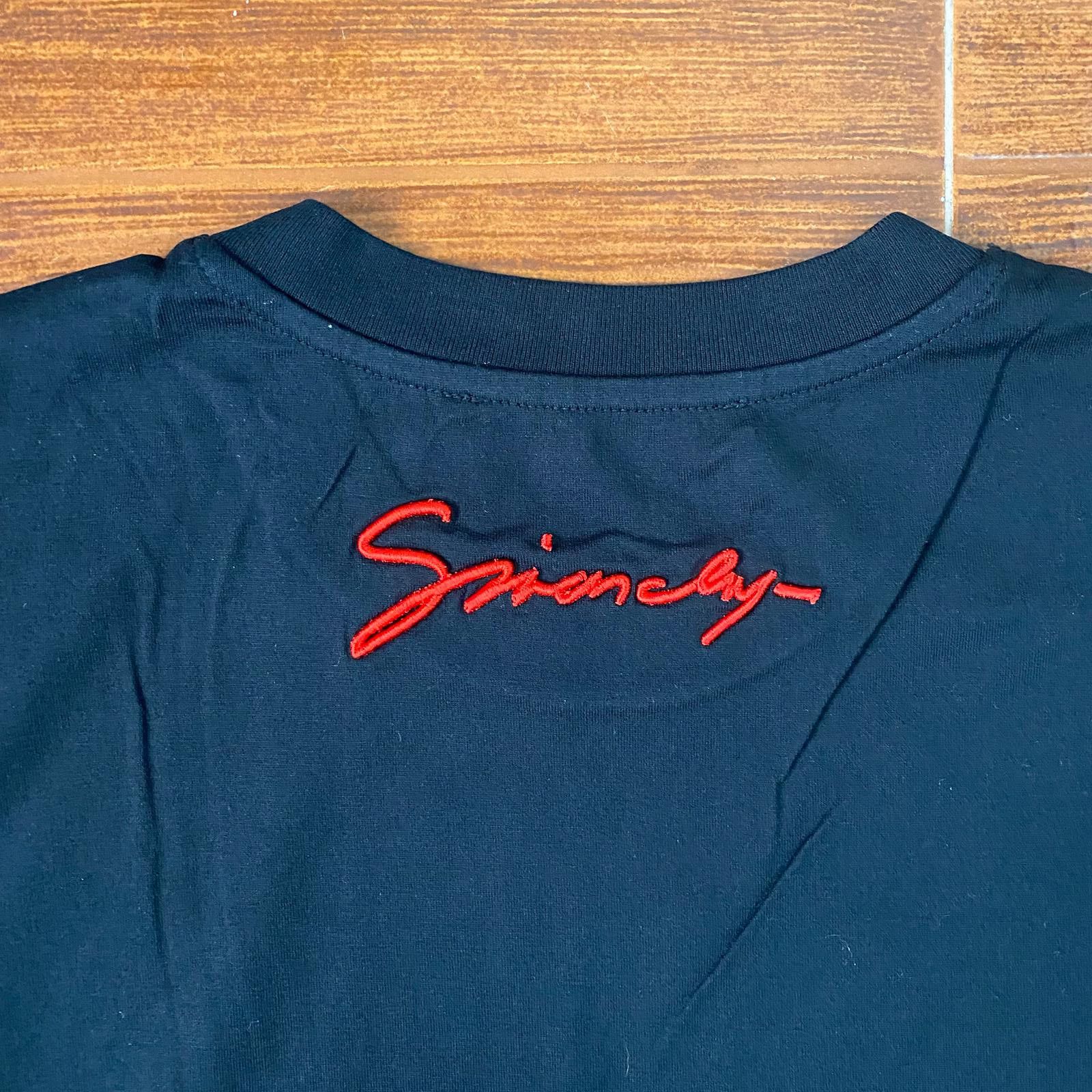 Givenchy Black Lion Print Signature Logo Oversized T-Shirt Size S / US 4 / IT 40 - 8 Thumbnail