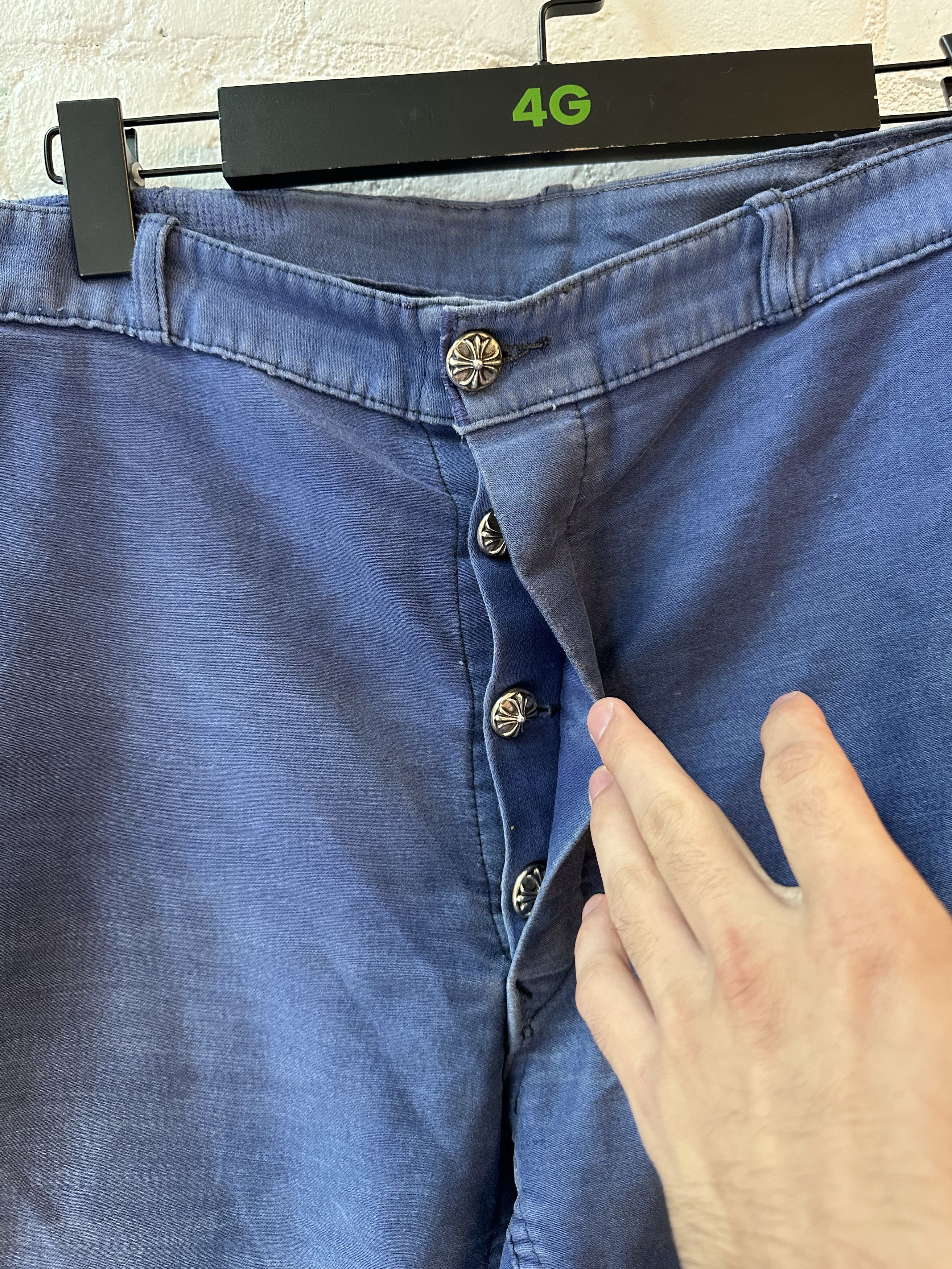 Chrome Hearts Chrome Hearts Made in France Cross Jeans 4G SELLER Size US 33 - 8 Thumbnail