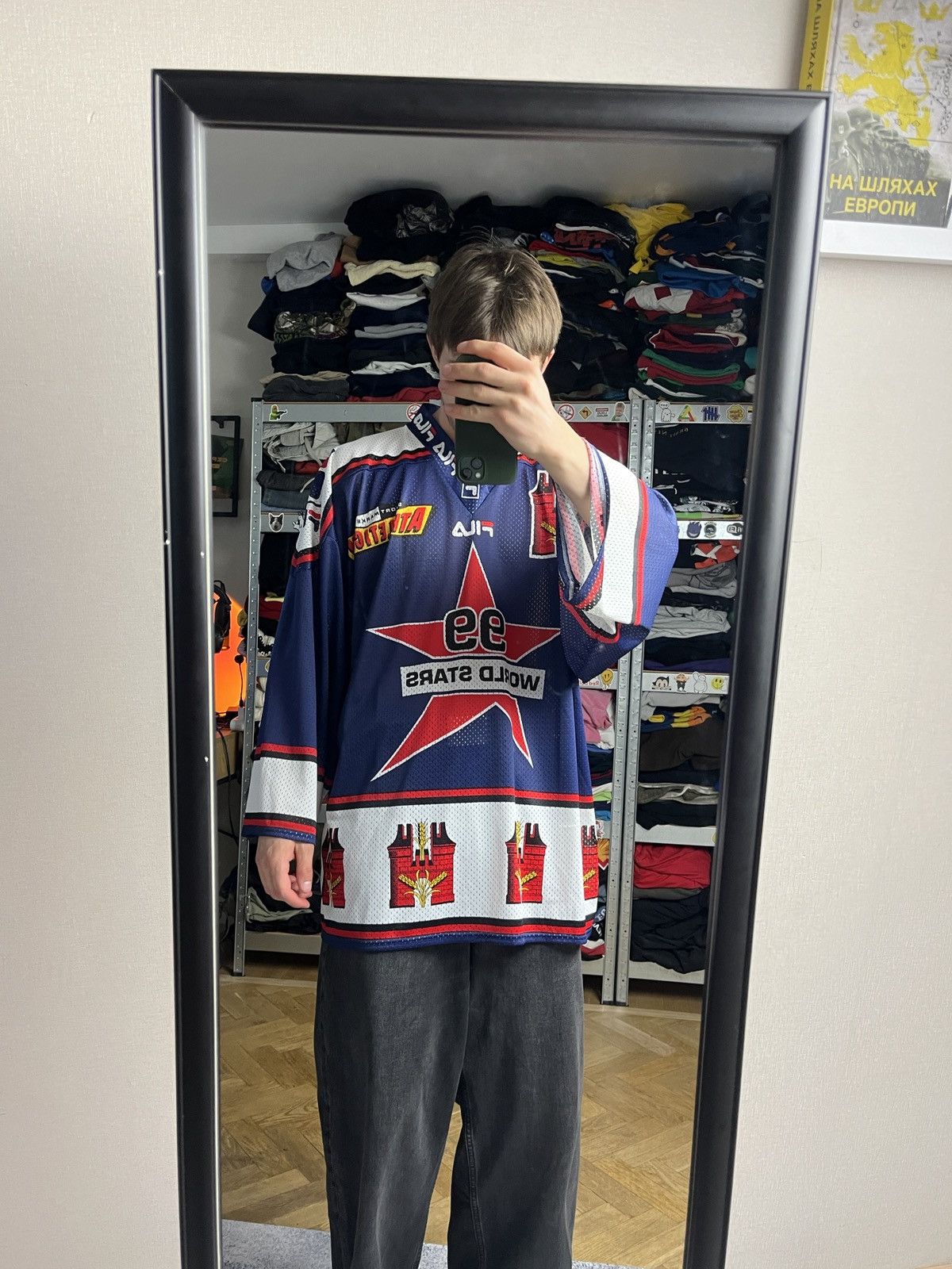 Fila Vintage 90’s Fila 99 World Stars Hockey Jersey Switzerland Size US XL / EU 56 / 4 - 2 Thumbnail