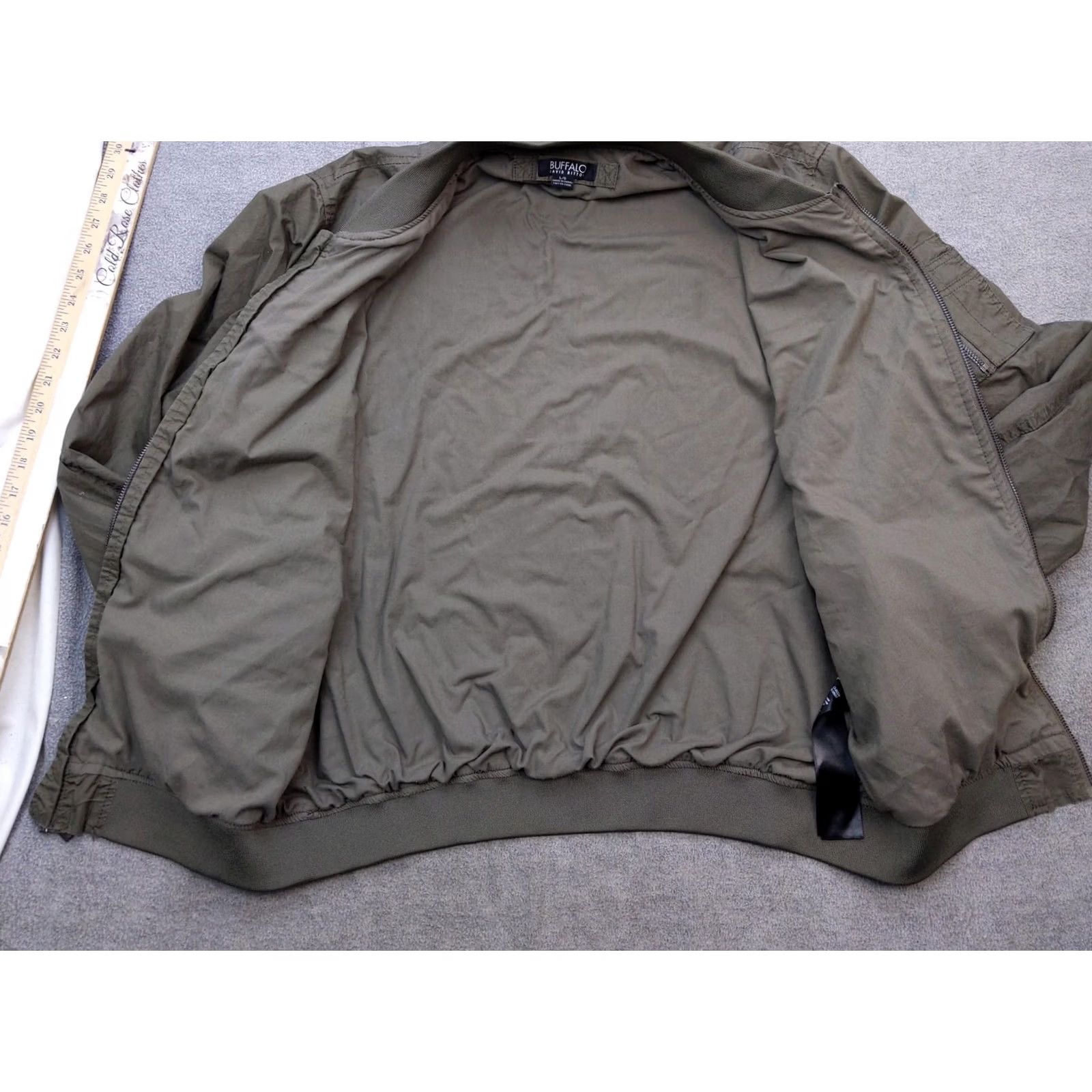 Buffalo David Bitton Buffalo David Bitton Jacket Mens L Green Bomber Lightweight Casual Regular Size L Size US L / EU 52-54 / 3 - 5 Thumbnail