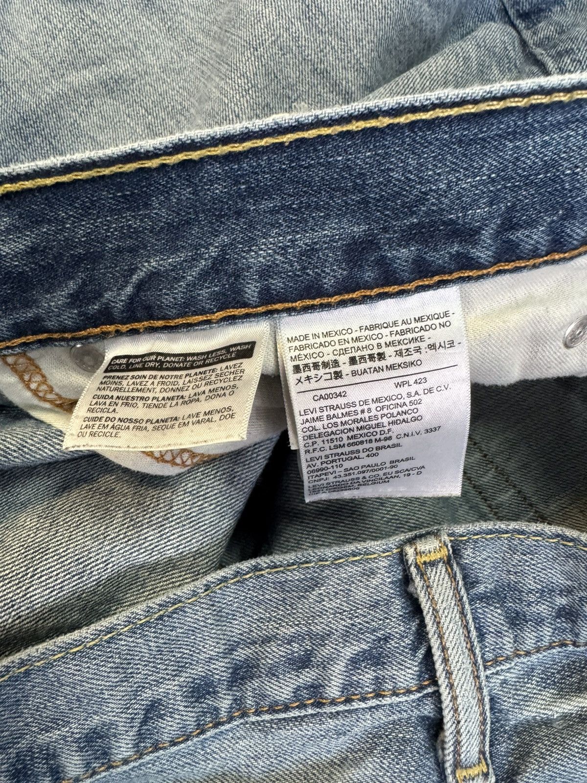 Levi's Vintage Distressed Levis Denim Jeans Size US 40 / EU 56 - 6 Thumbnail