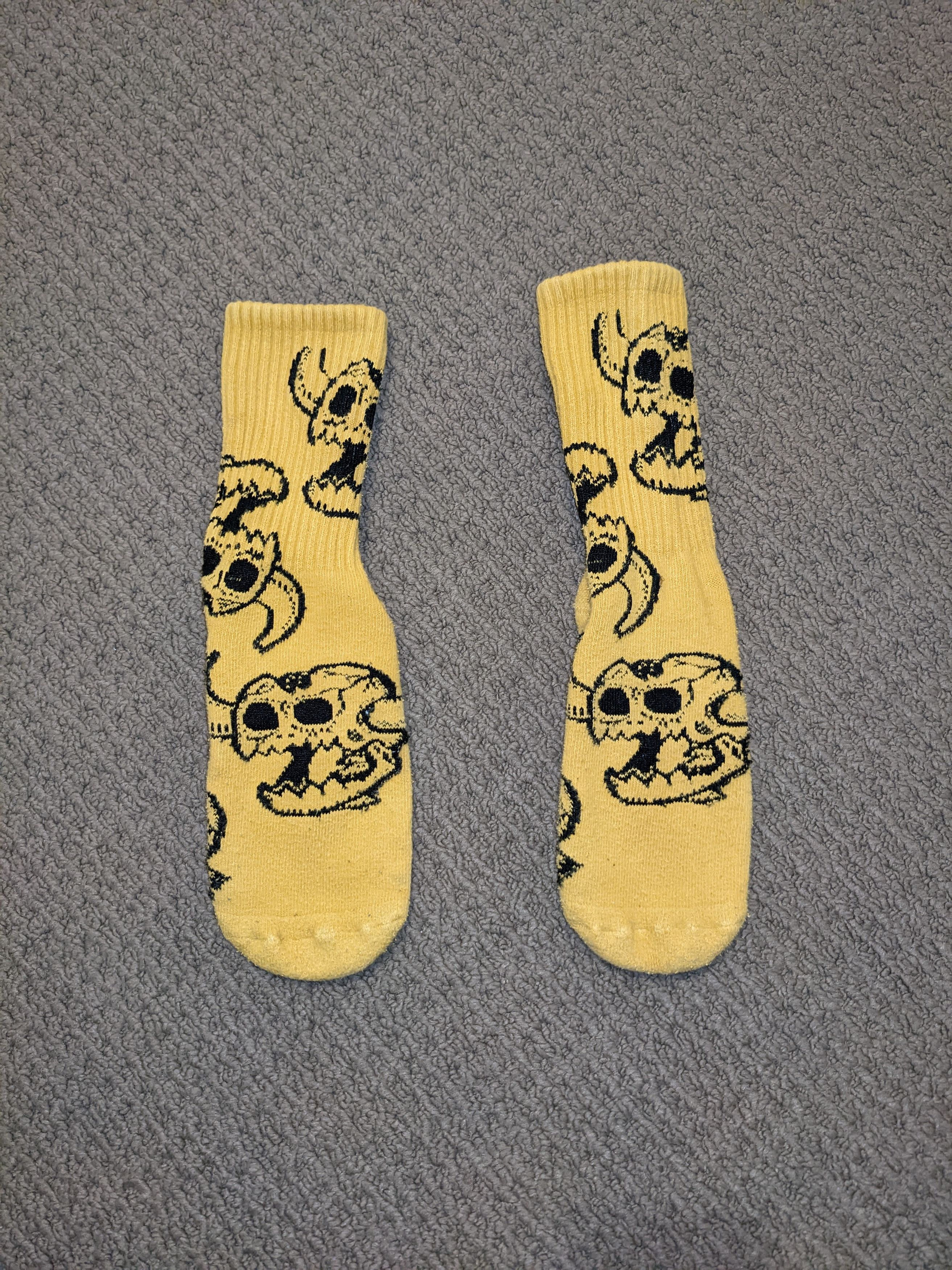 Toy Machine Yellow Toy Machine Socks Size ONE SIZE - 1 Thumbnail