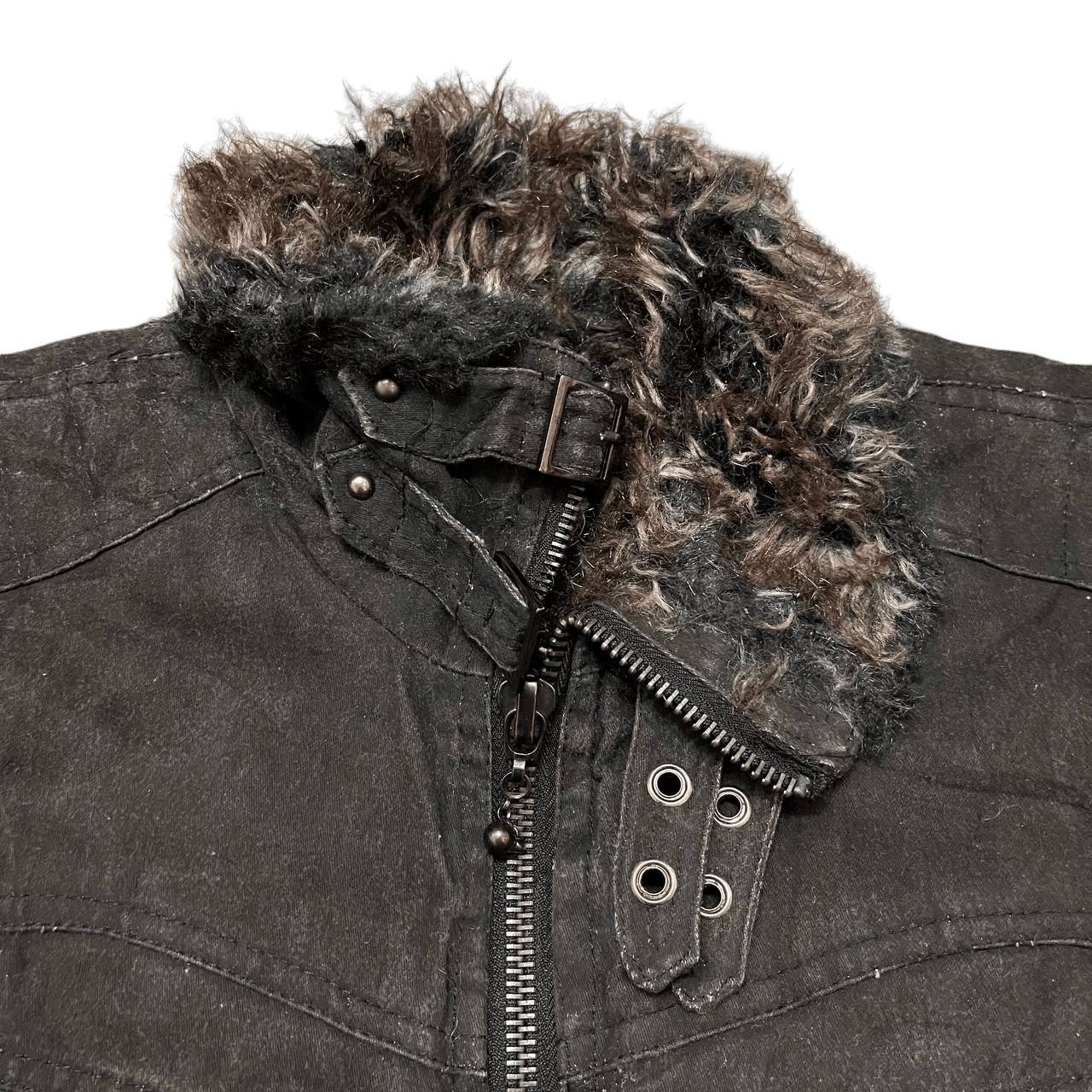 In The Attic In The Attic Fur Jacket Punk Helmut Lang Astro Inspired Size US L / EU 52-54 / 3 - 5 Thumbnail
