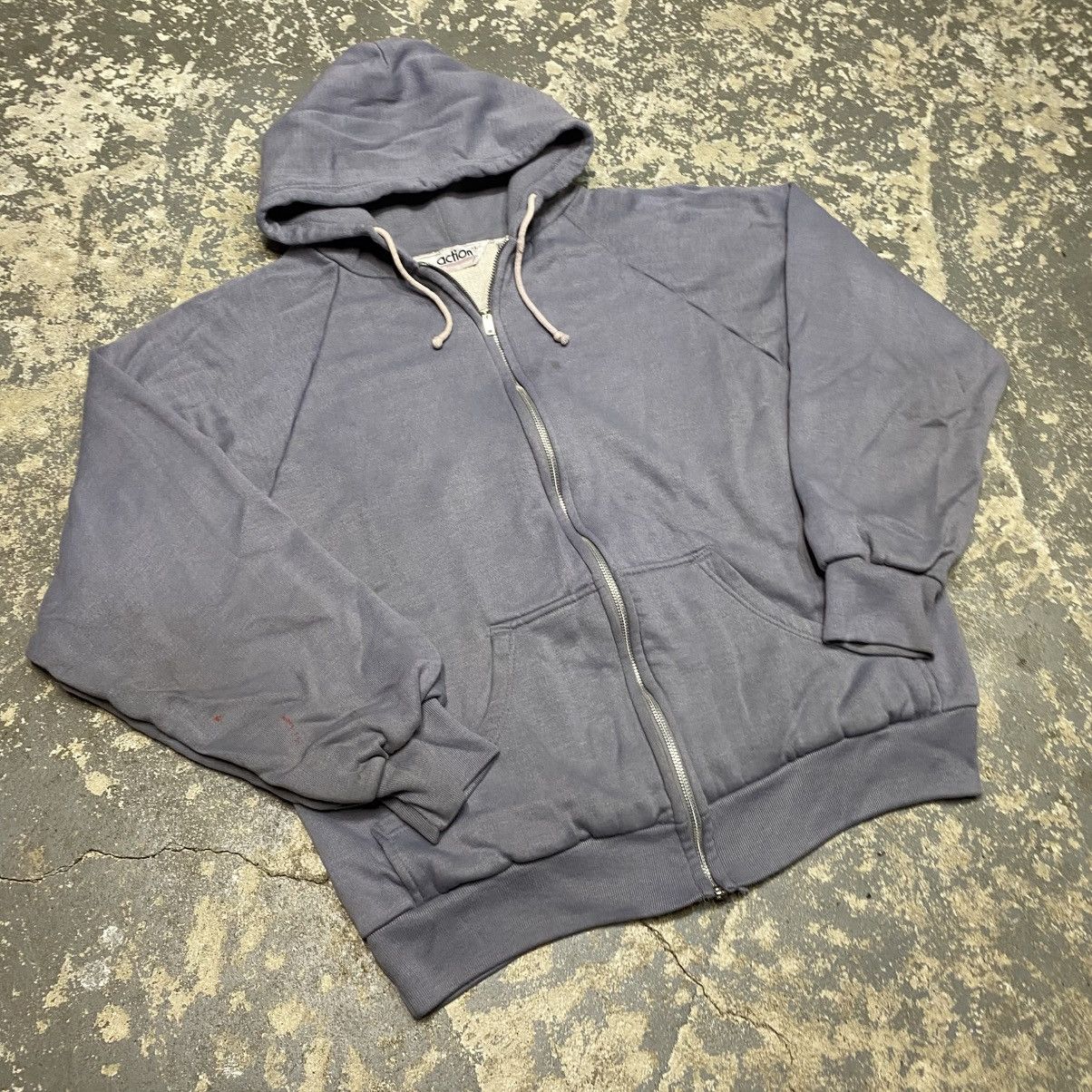 Japanese Brand × Vintage Vintage Action Waffle Insulated Thermal Lined Zip Hoodie Size US L / EU 52-54 / 3 - 9 Thumbnail