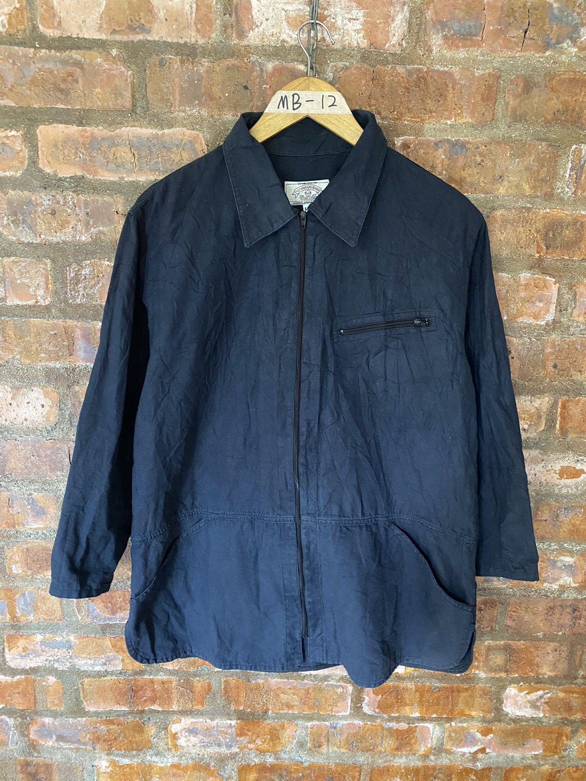 Giorgio Armani 1990s Armani zipper light Jacekt Size US M / EU 48-50 / 2 - 2 Thumbnail