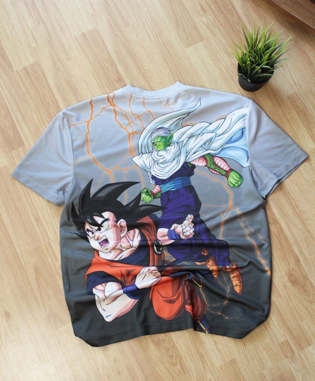 Anime × Cartoon Network 🔥 Vintage Dragon Ball Z Overprint Tee Japan Anime Y2K Rare Size US M / EU 48-50 / 2 - 5 Thumbnail