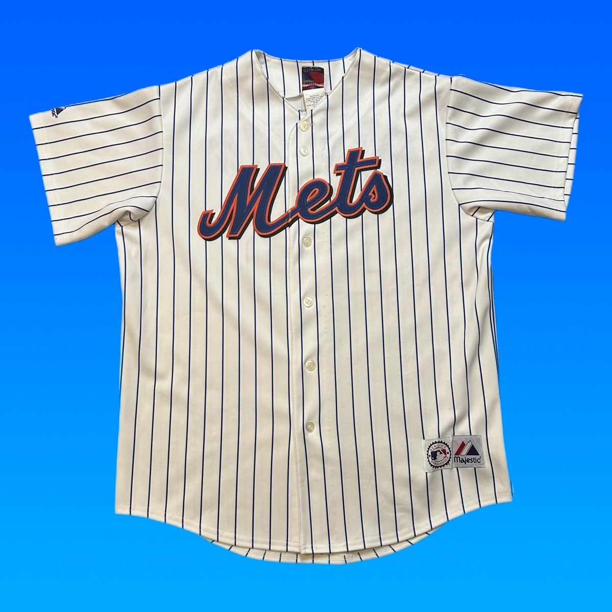 Majestic Carlos Beltran New York Mets Jersey Shirt XL Men MLB