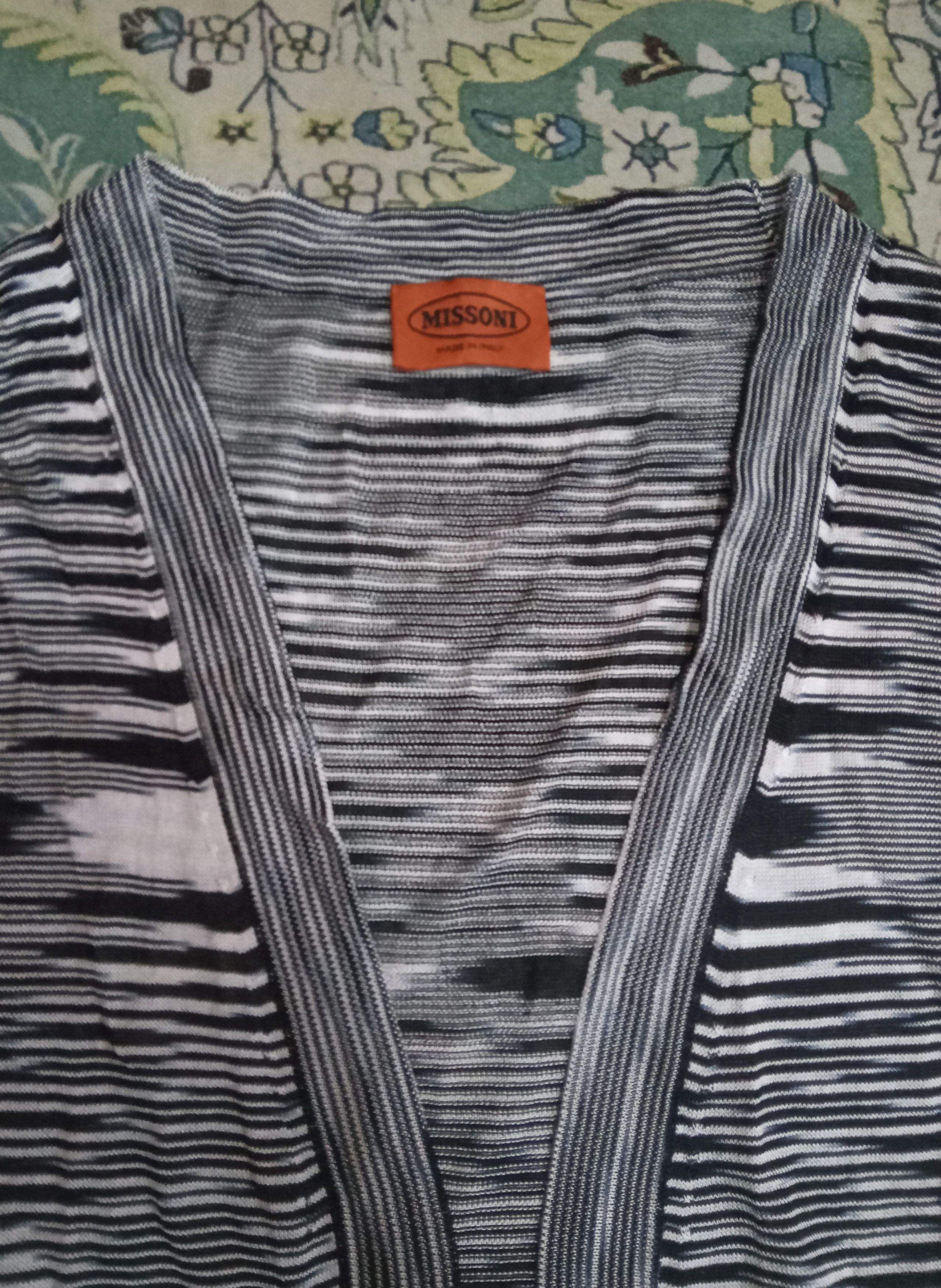 Missoni Missoni Rayon Cardigan Size L / US 10 / IT 46 - 3 Thumbnail