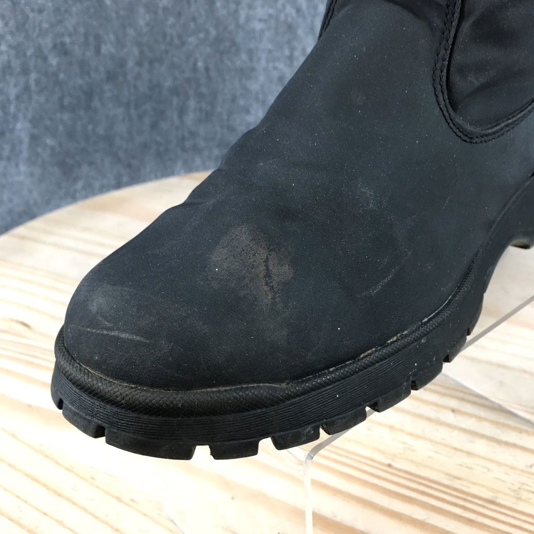Basic Editions Basic Editions Snow Boots Women's 8 Wide Side Zip Quilted Comfort Mid-Calf Black Boots Size US 8 / IT 38 - 6 Thumbnail