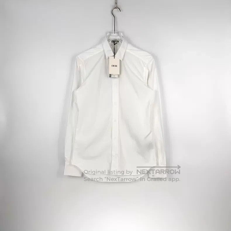Dior Dior Size 39 Plain white shirt Size US XXS / EU 40 - 3 Thumbnail