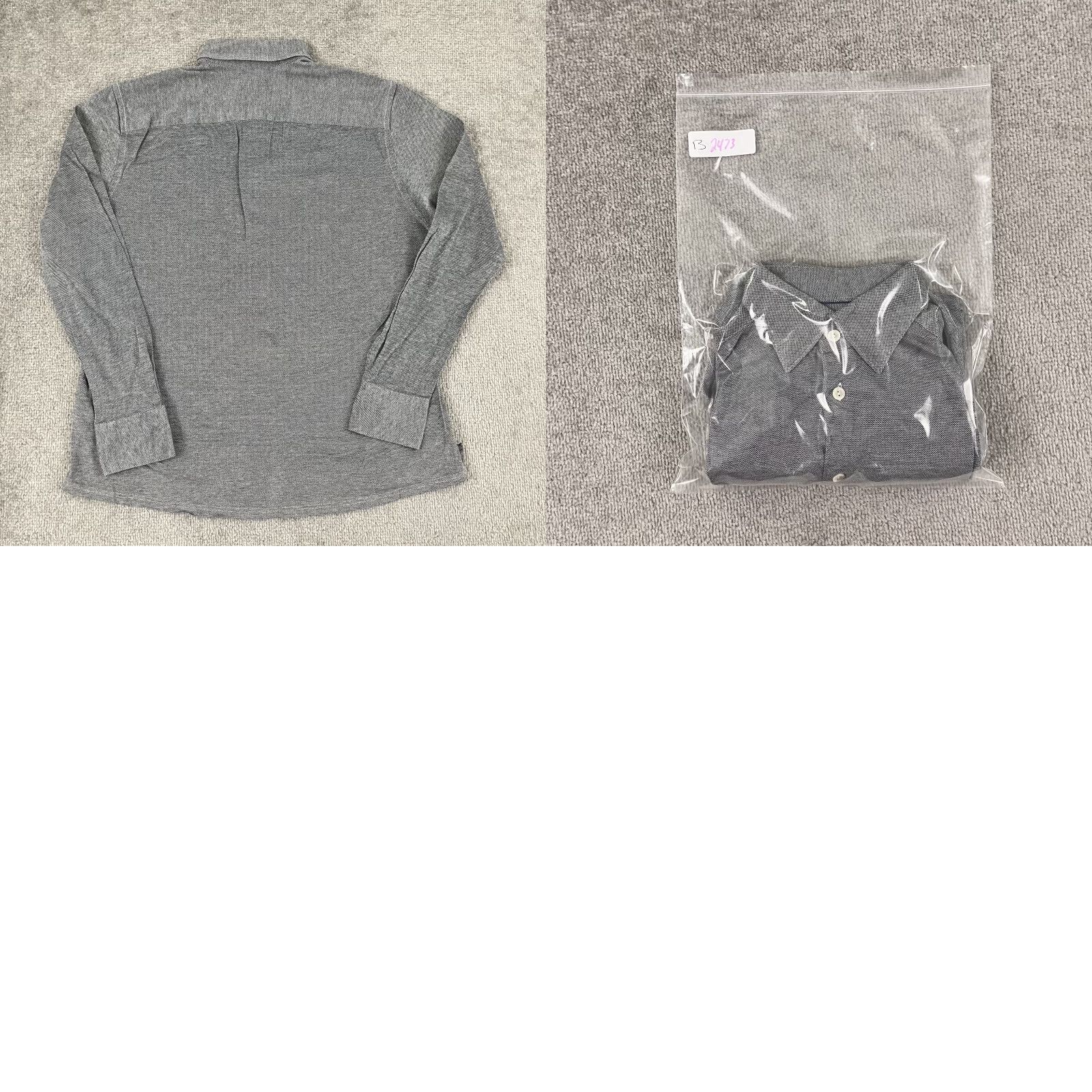 Eton VINTAGE ETON Mens Shirt Casual Long Sleeve Knit Gray Button Up 90s Classic Mens Size US M / EU 48-50 / 2 - 8 Thumbnail