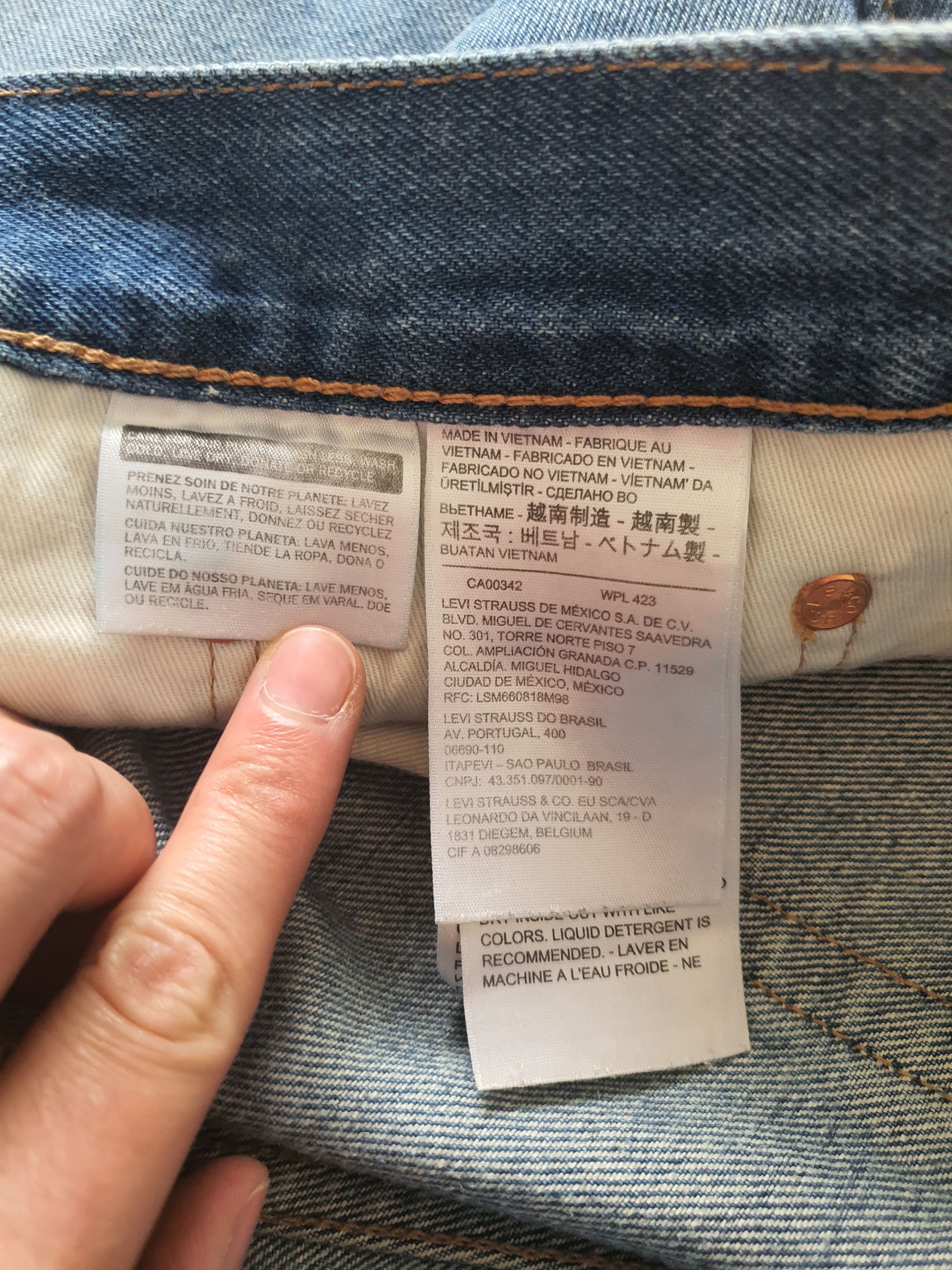 Levi's Vintage Clothing PREMIUM (Big E) Denim Jeans - Mod STAY LOOSE (568) - W31 L27 Size US 31 - 7 Thumbnail