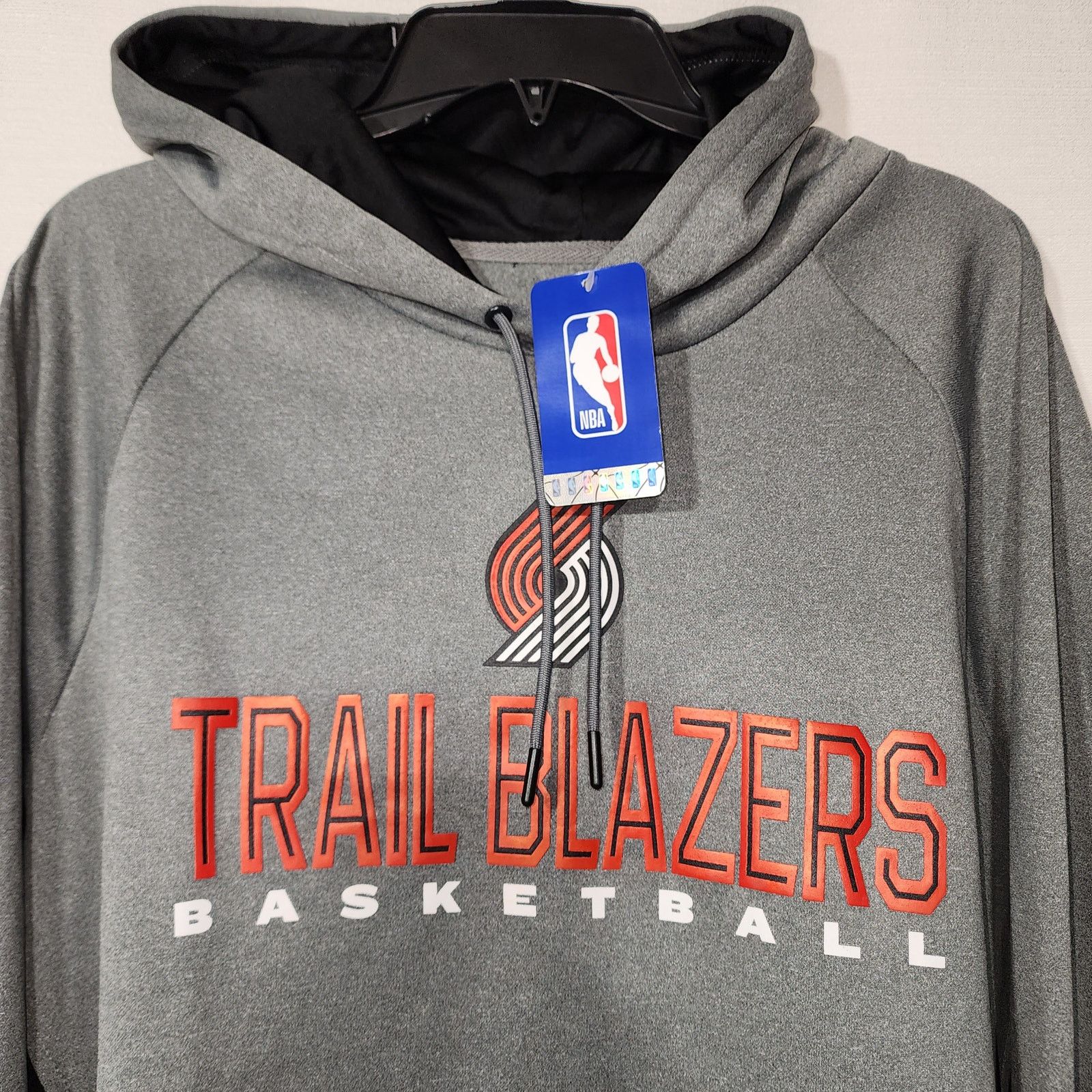 NBA Trail Blazer basketball Gray/black Hoodie Men's 2XL Size US XXL / EU 58 / 5 - 2 Thumbnail