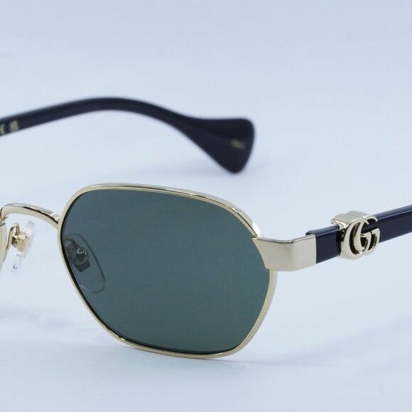 Gucci Gucci GG1593S 001 Sunglasses Endura Gold Oval Frame, Grey Size ONE SIZE - 7 Thumbnail