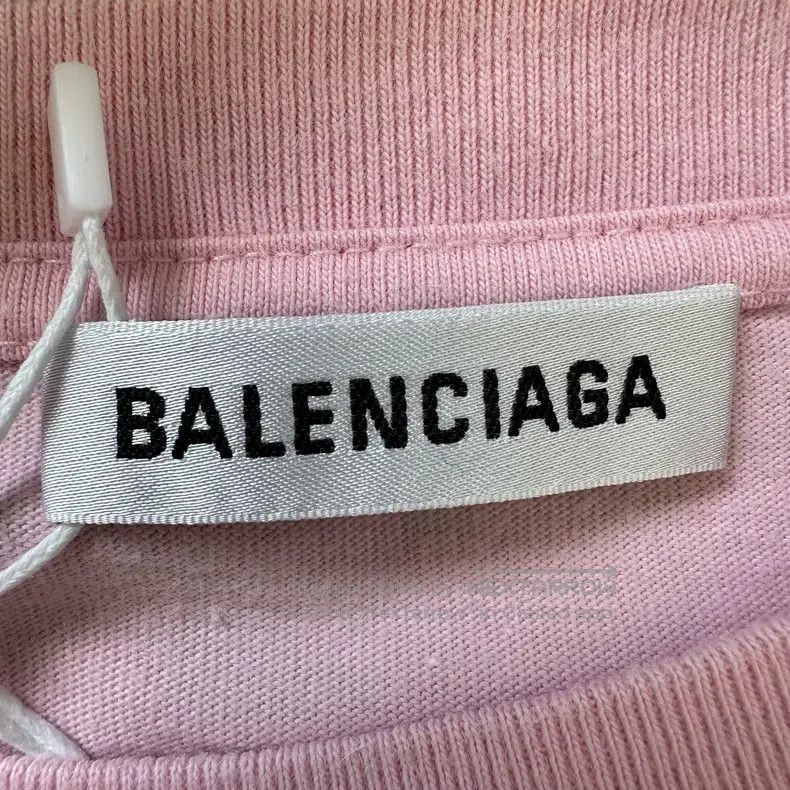 Balenciaga Balenciaga Crew Letter Print Short Sleeve T-Shirt Size M / US 6-8 / IT 42-44 - 3 Thumbnail