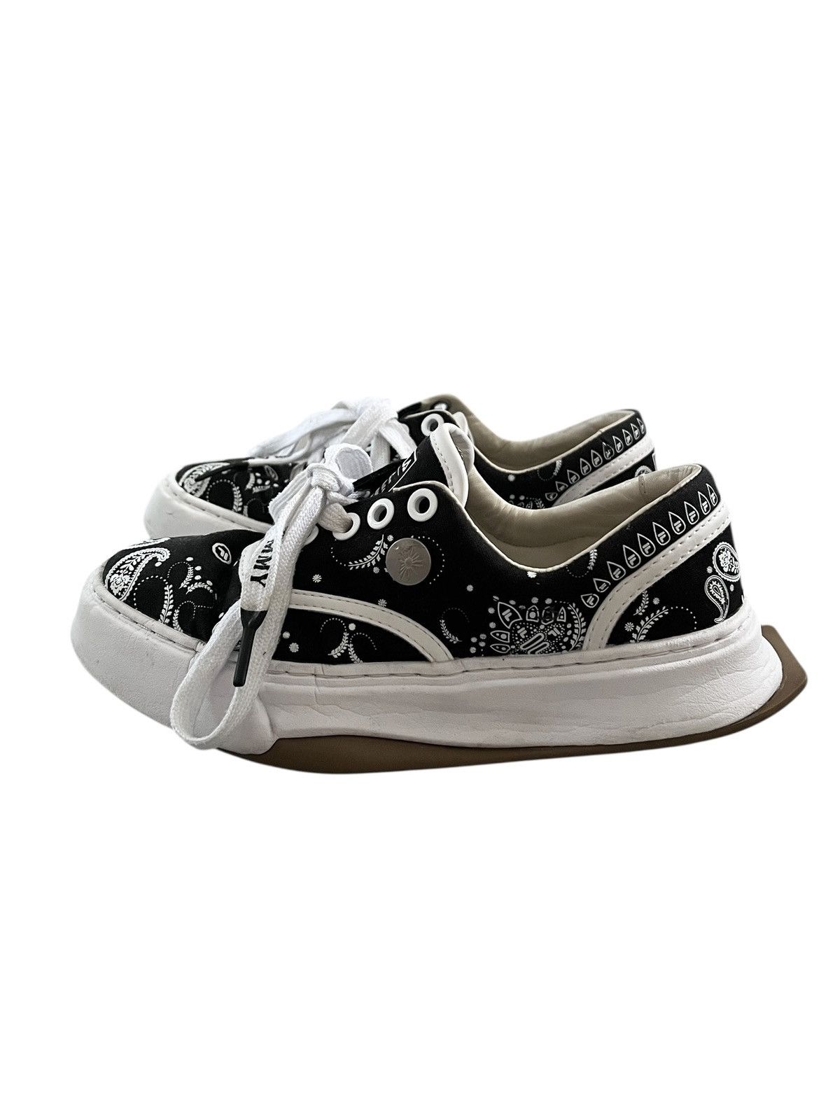 Fila × Maison MIHARA YASUHIRO Fila Fusion x Miharayasuhiro Paisley Sneakers Size US 7 / IT 37 - 6 Thumbnail
