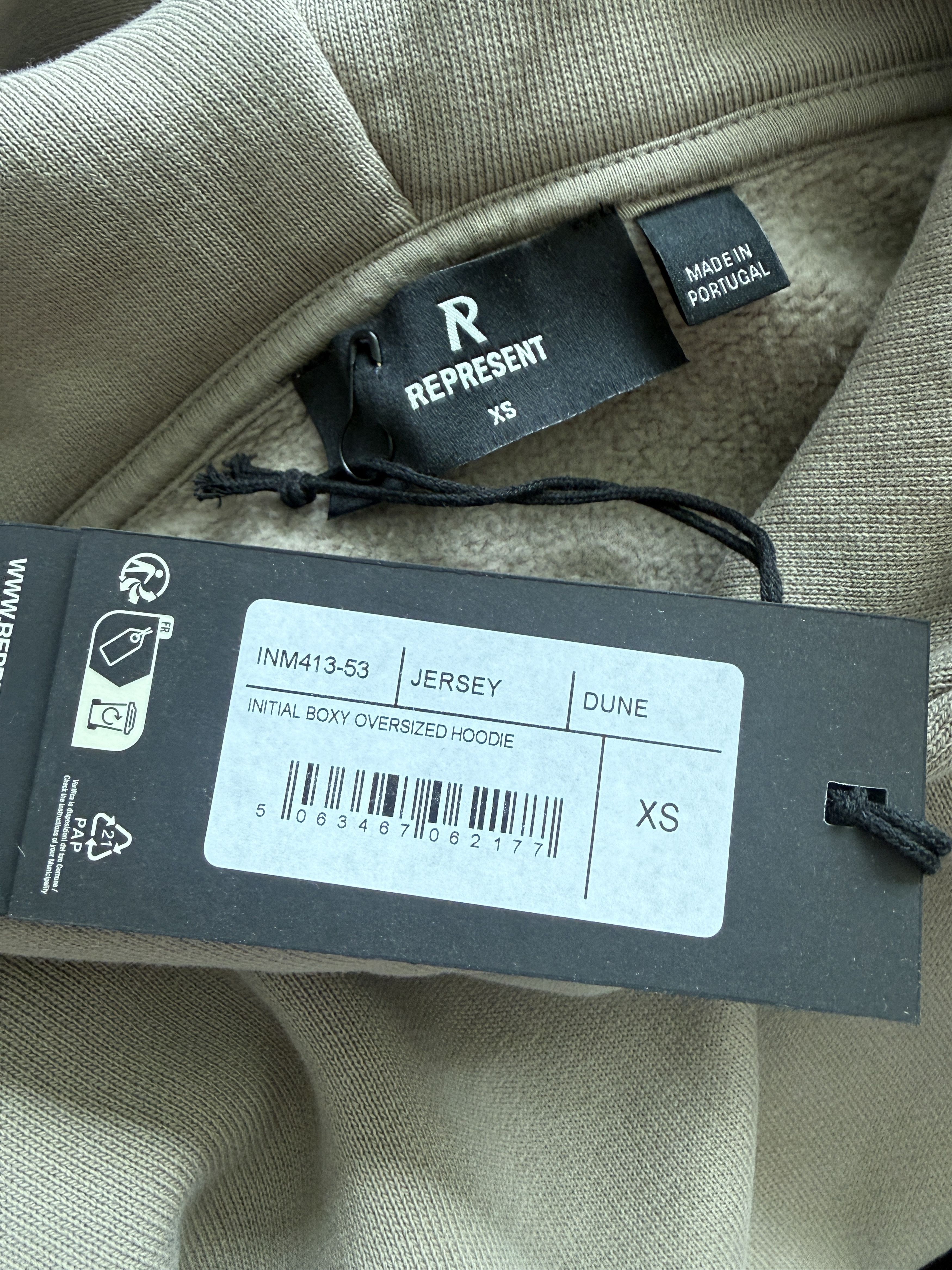 Represent Clo. Initial Boxy Hoodie Size US XS / EU 42 / 0 - 5 Thumbnail