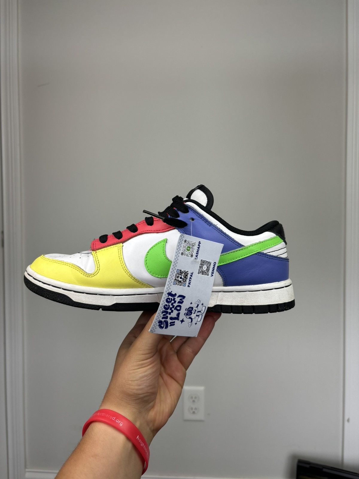 Nike Nike dunk low green strike Size US 7 / EU 40 - 4 Thumbnail