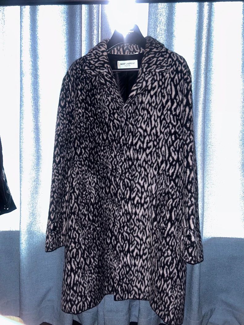 Saint Laurent Paris Saint Laurent Paris 2015 FW Show Leopard Coat Size US M / EU 48-50 / 2 - 1 Thumbnail