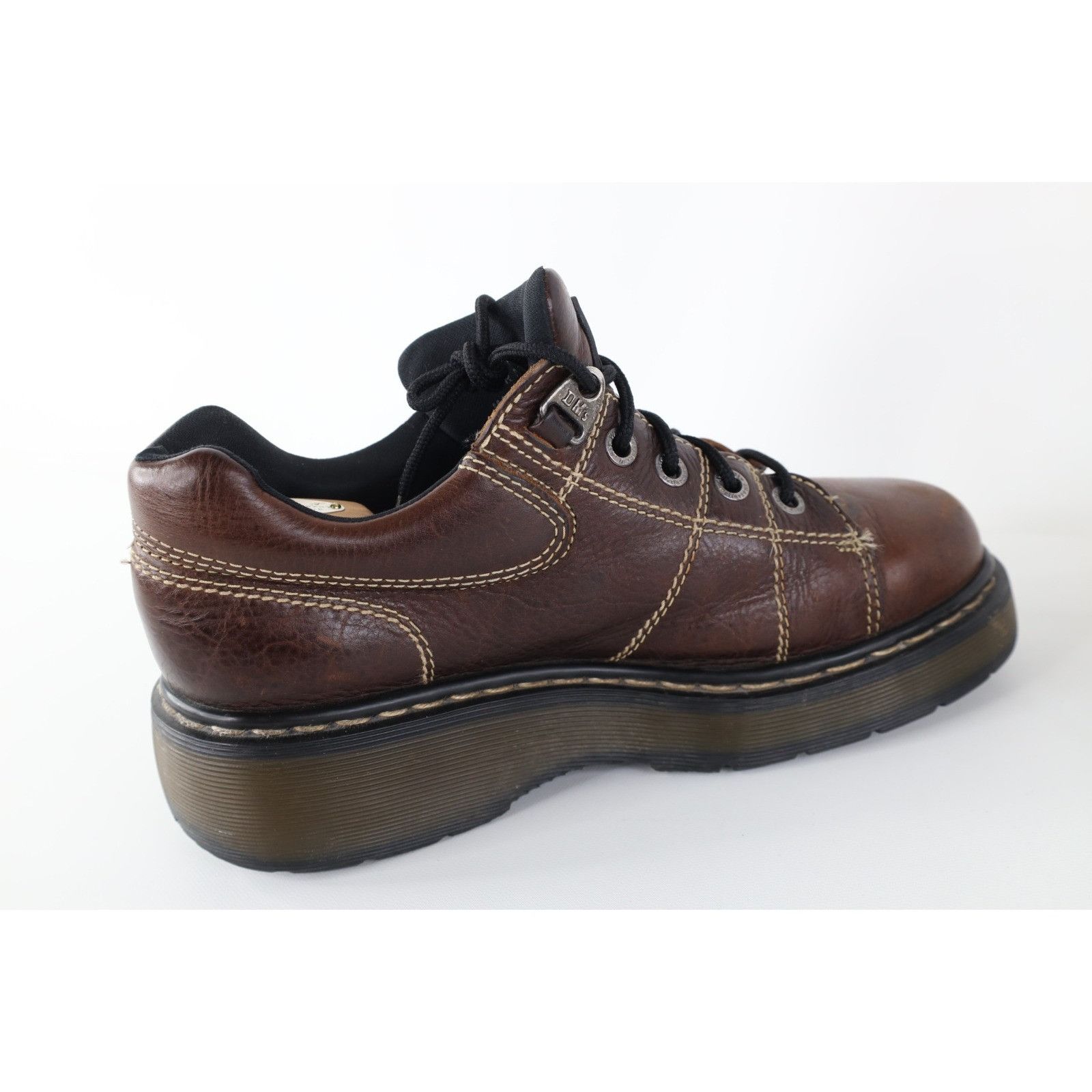 Dr. Martens Vintage 90s Dr Martens Doc Chunky Leather Platform Boots Size US 9 / EU 42 - 8 Thumbnail