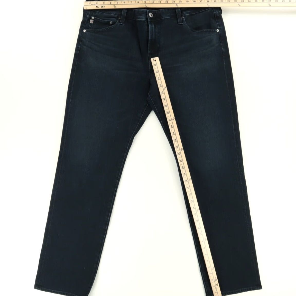 Denime Adriano Goldschmied Graduate Tailored Cotton Denim Jeans Navy Men's 40 Size US 40 / EU 56 - 3 Thumbnail