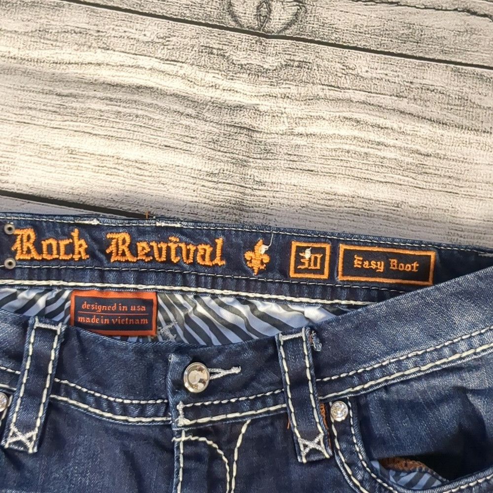 Rock Revival Rock revival leni east boot jeans size 30 Size 30" / US 8 / IT 44 - 3 Thumbnail