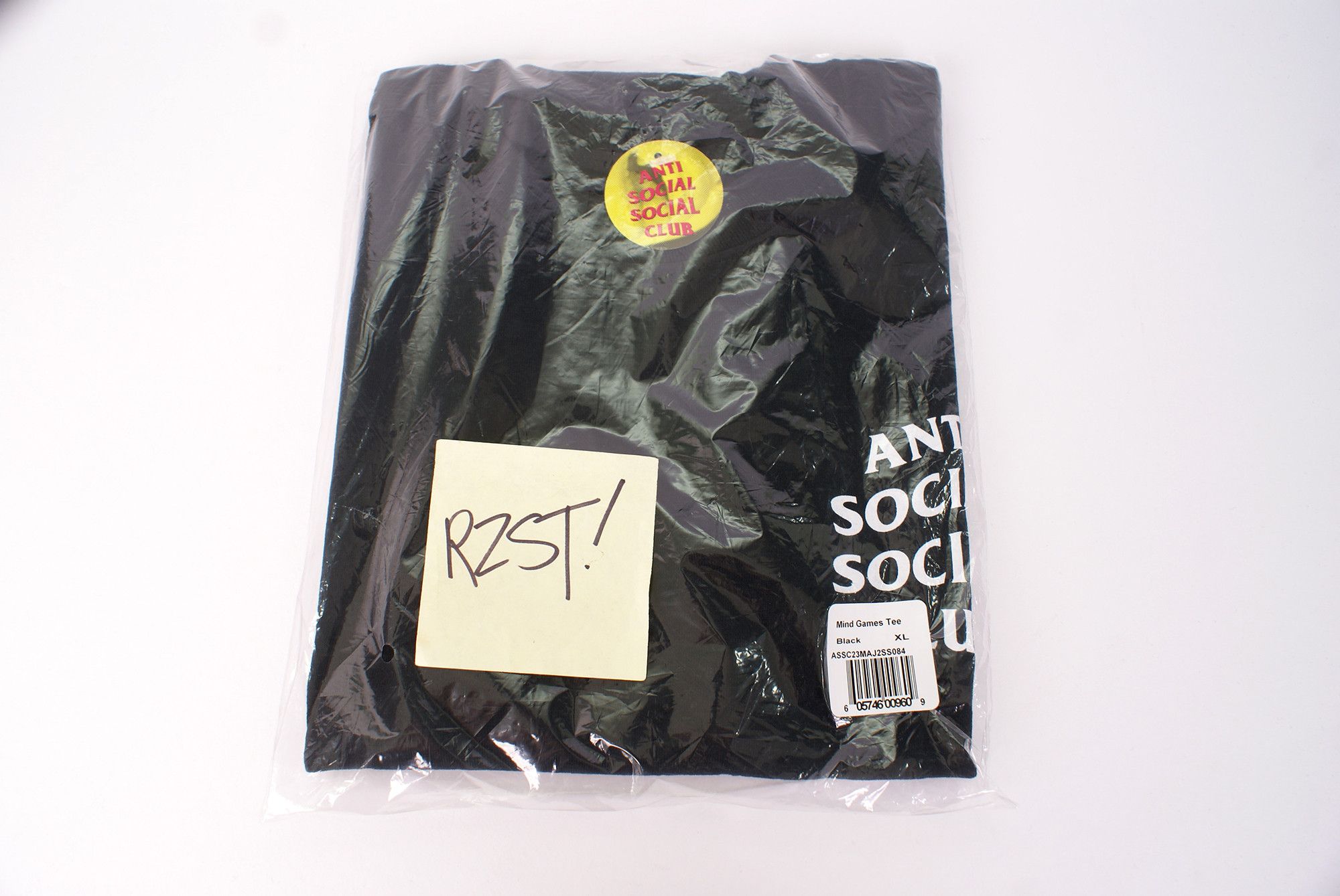 Anti Social Social Club 2025 AntiSocialSocialClub Mind Games T-Shirt Black Size US XL / EU 56 / 4 - 1 Thumbnail
