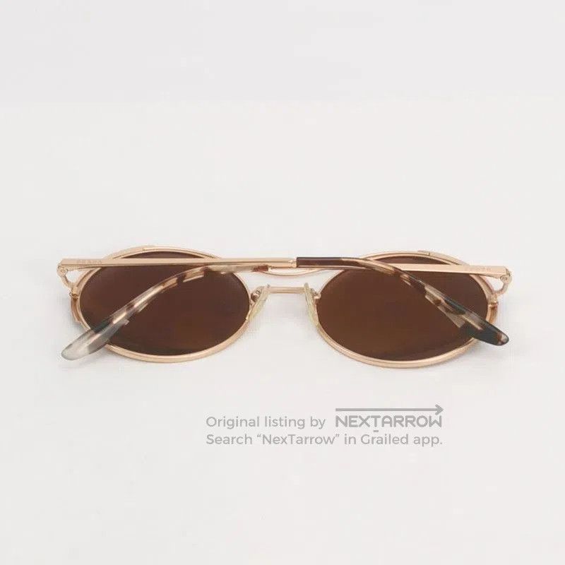 Prada Prada Round Logo Sunglasses with Side Logo. Size ONE SIZE - 4 Thumbnail