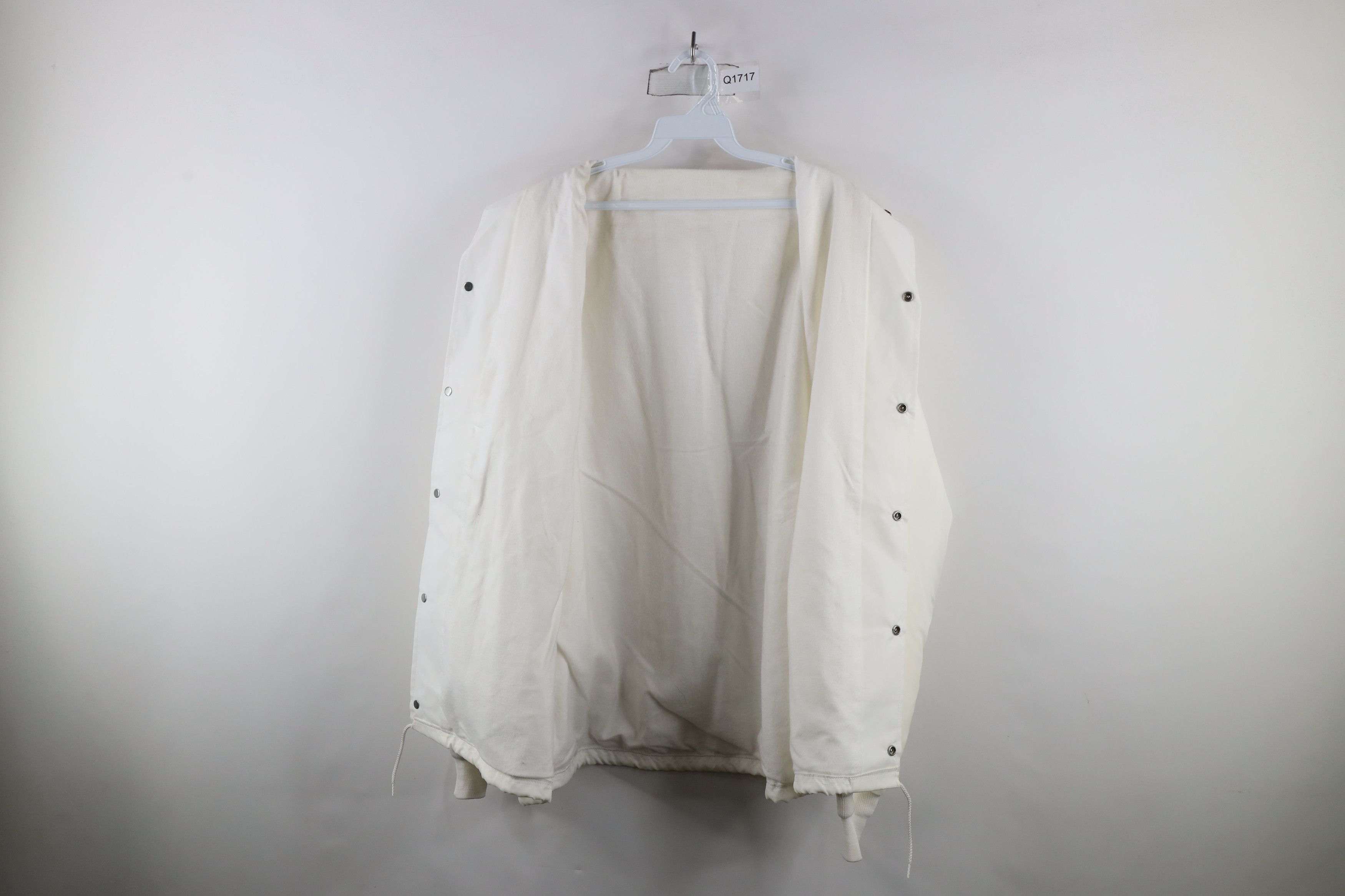 Vintage Vintage 70s Streetwear Coaches Windbreaker Jacket White USA Size US L / EU 52-54 / 3 - 10 Thumbnail