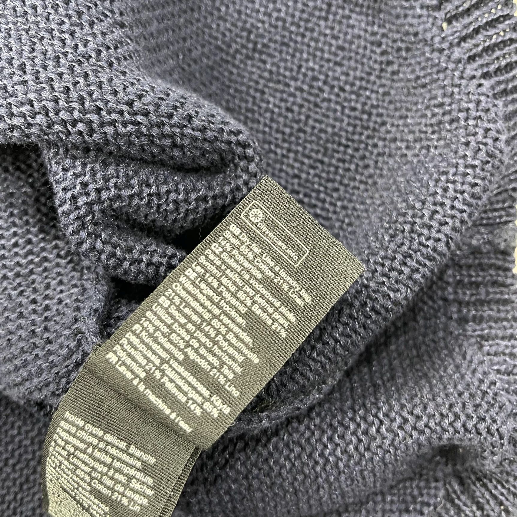 & Other Stories & Other Stories Sweater Dress Women M Blue Collared Button Front Knit Sleeveless Knee Length Casual Business Size M / US 6-8 / IT 42-44 - 5 Thumbnail