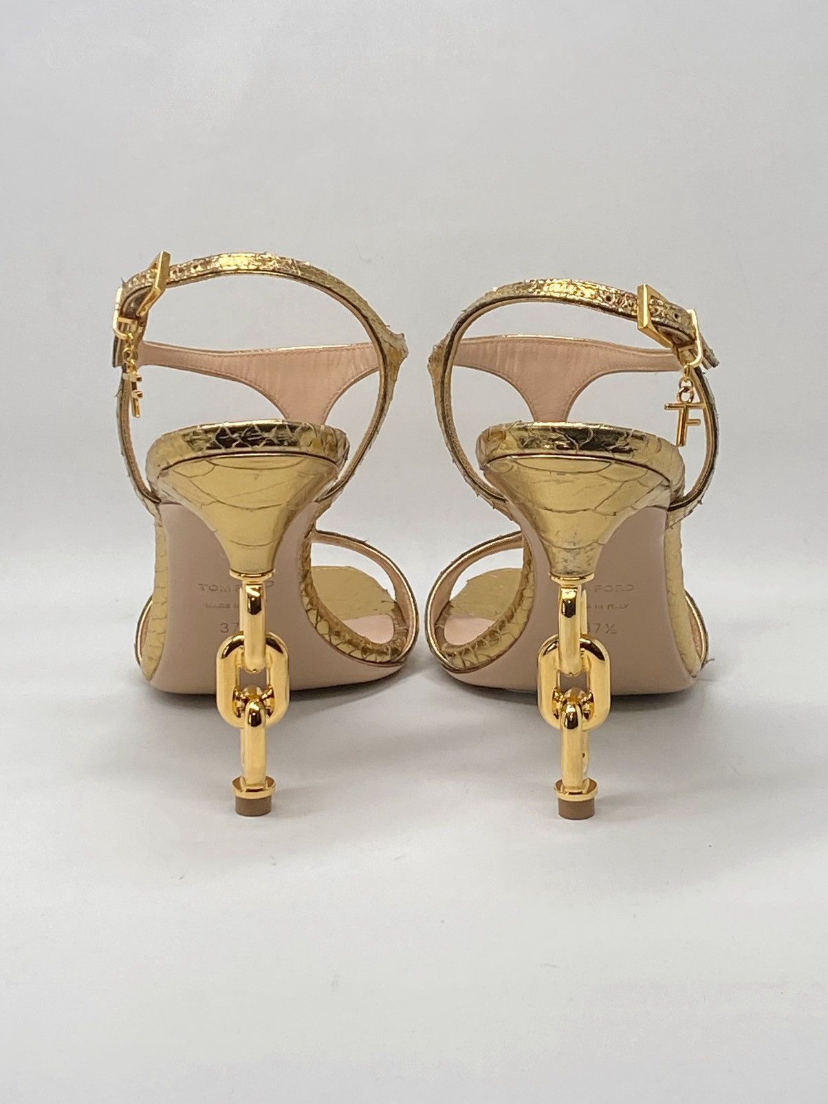 Tom Ford Tom Ford Stamped Python Galaxy 105mm Sandal size 37.5 Size US 7.5 / IT 37.5 - 10 Thumbnail
