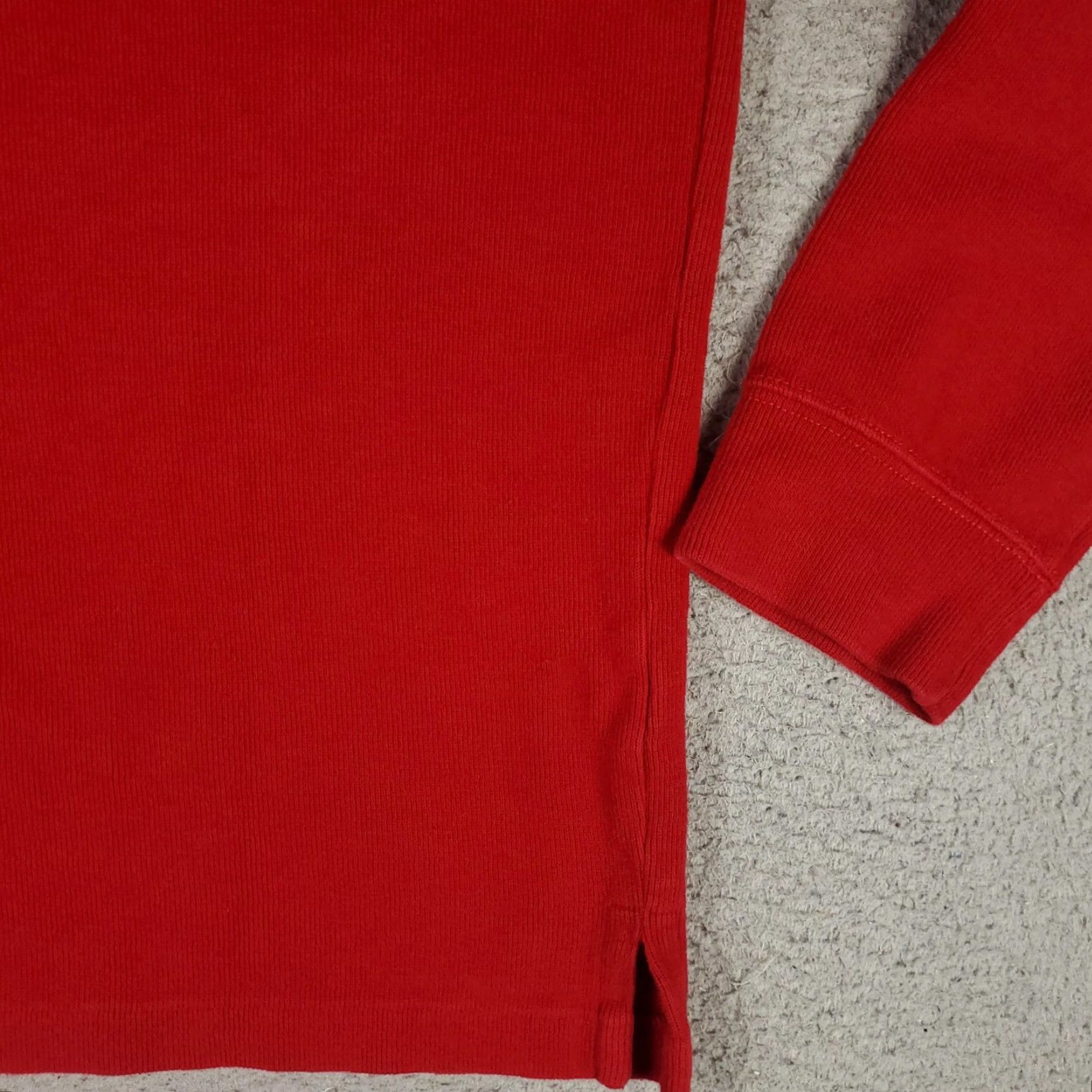 Polo Ralph Lauren Ralph Lauren Men's XL Red Cotton 1/4 Zip Pullover Sweater Knitted Mock Neck Classic Size US XL / EU 56 / 4 - 5 Thumbnail