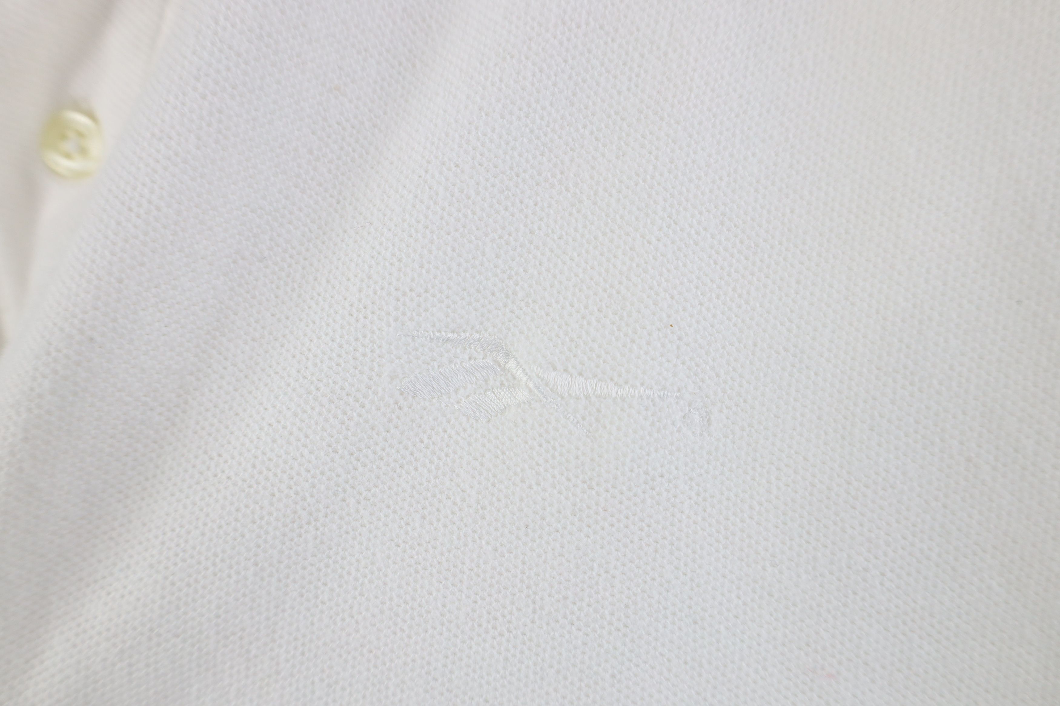 Reebok Vintage 90s Reebok Logo Pique Cotton Knit Golf Polo White Size US L / EU 52-54 / 3 - 4 Thumbnail