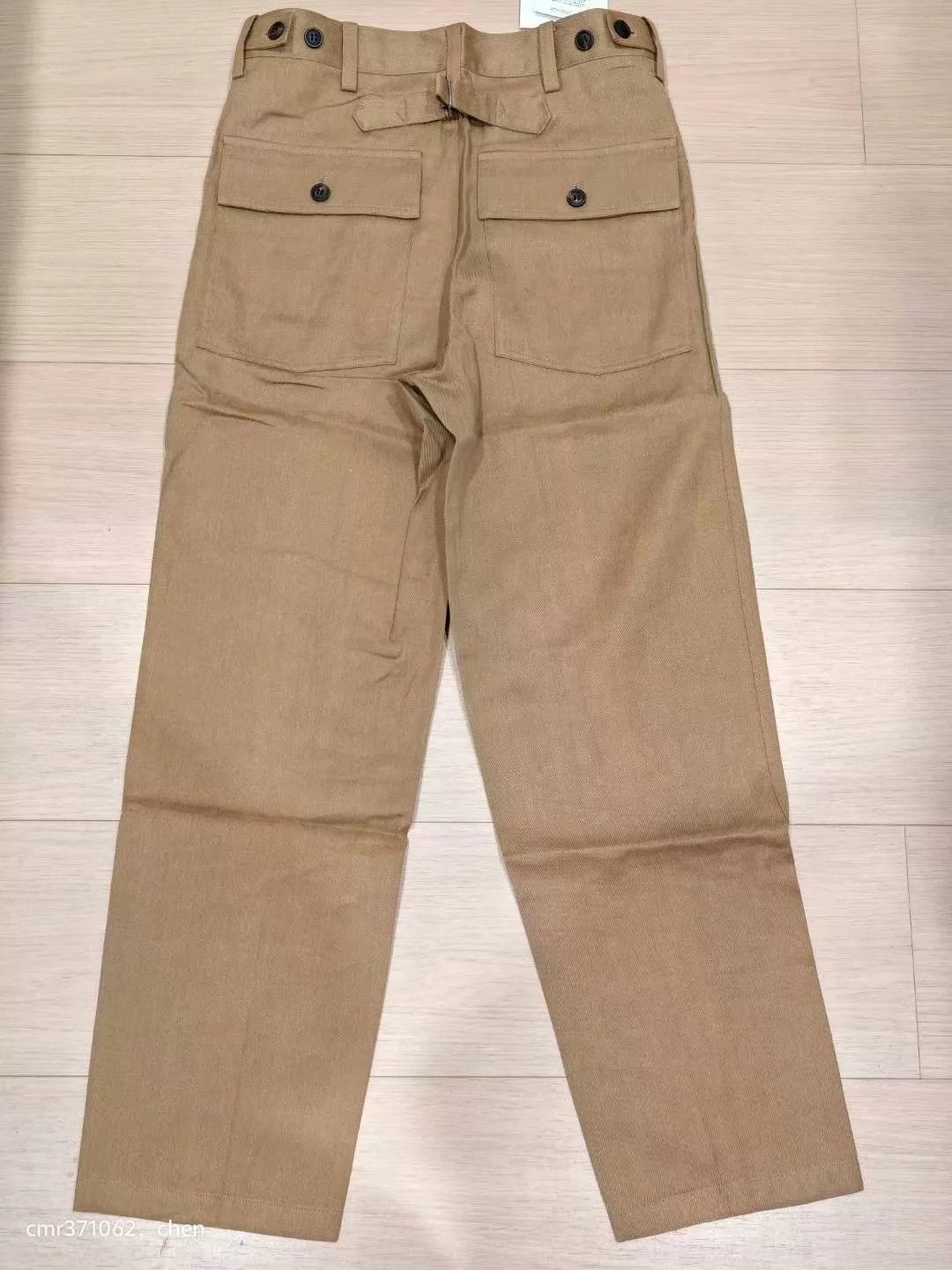 Visvim VISVIM 22SS ALDA PANTS (L/W) Khaki 1 Wool-Linen New Size US 30 / EU 46 - 4 Thumbnail