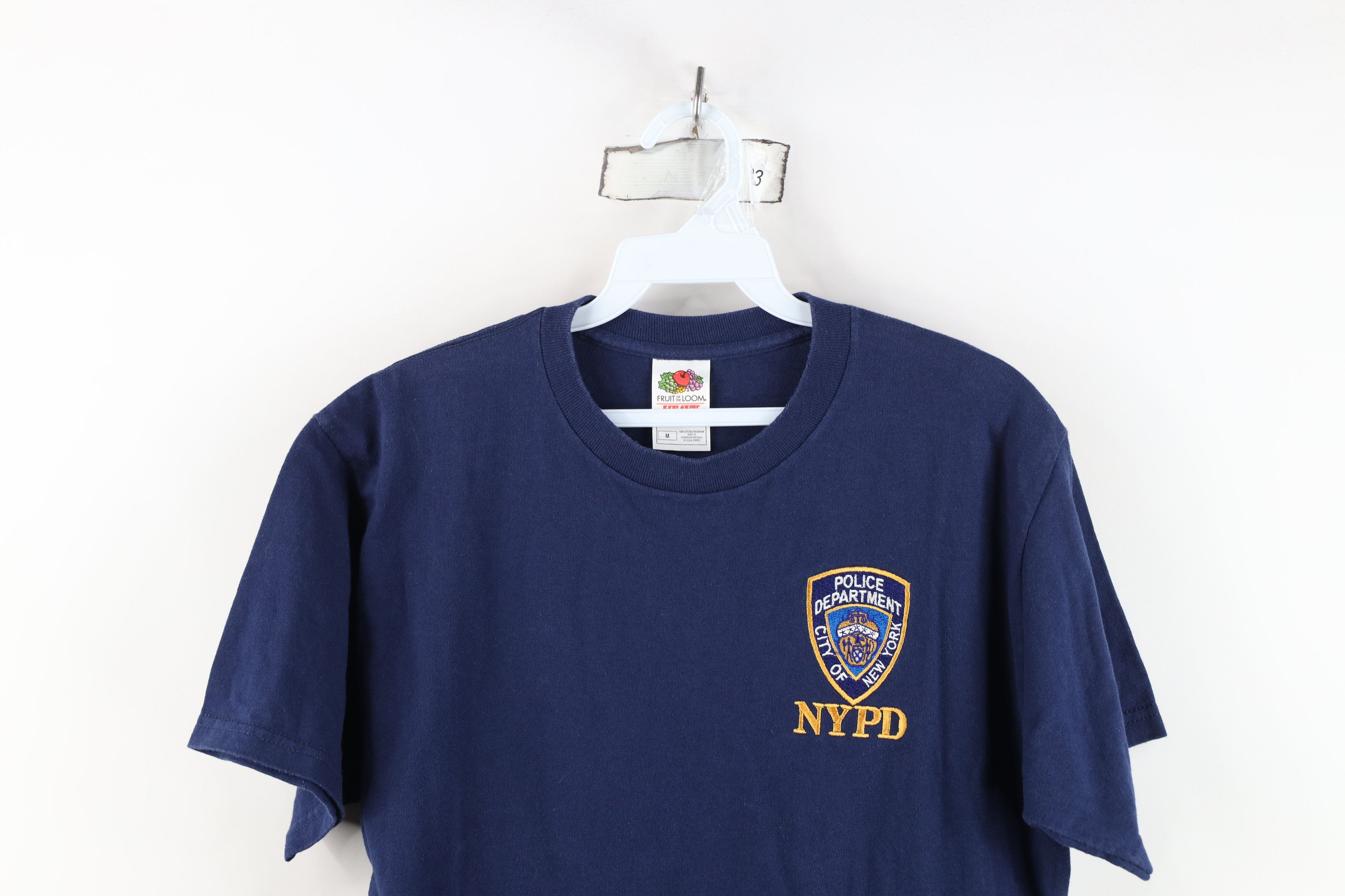 Vintage Vintage Y2K Spell NYPD New York Police Departments T-Shirt Size US M / EU 48-50 / 2 - 2 Thumbnail