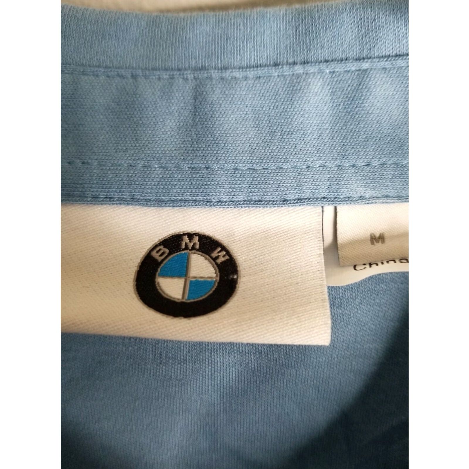 BMW BMW Lifestyle Polo Shirt - Women’s M Blue Short Sleeve Polo, Breathable, Logo, 100% Polyester Spandex, Regular Fit, Golf Shirt Size M / US 6-8 / IT 42-44 - 4 Thumbnail