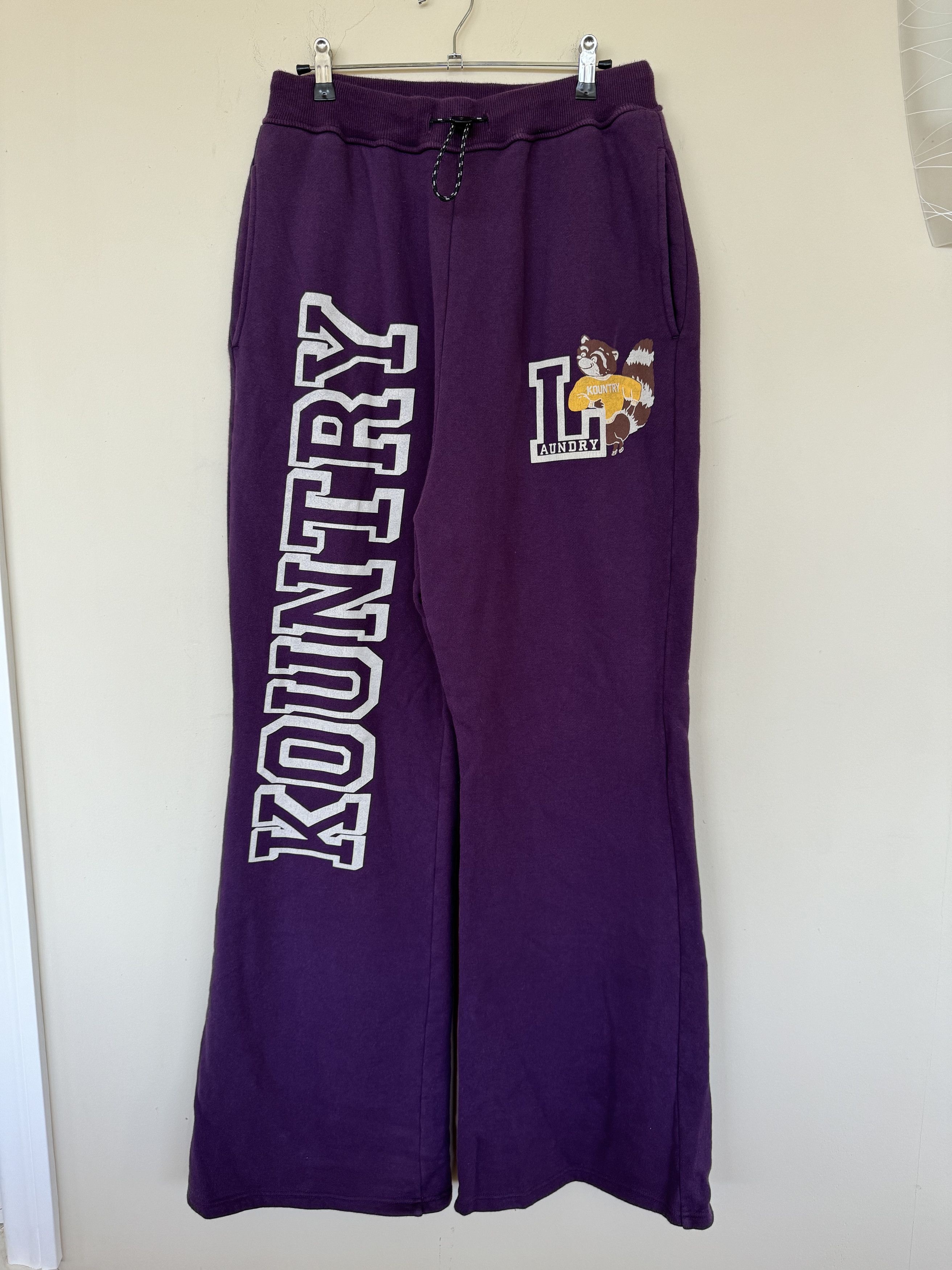 image of Kapital Kountry Sweatpants NWT in Purple, Men's (Size 34)