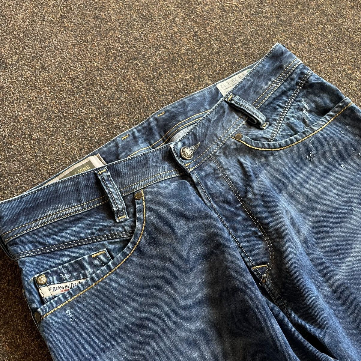 Vintage Vintage 90s Diesel Baggy Jeans Faded Wash Skate Y2K Logo 29 Size US 29 - 4 Thumbnail