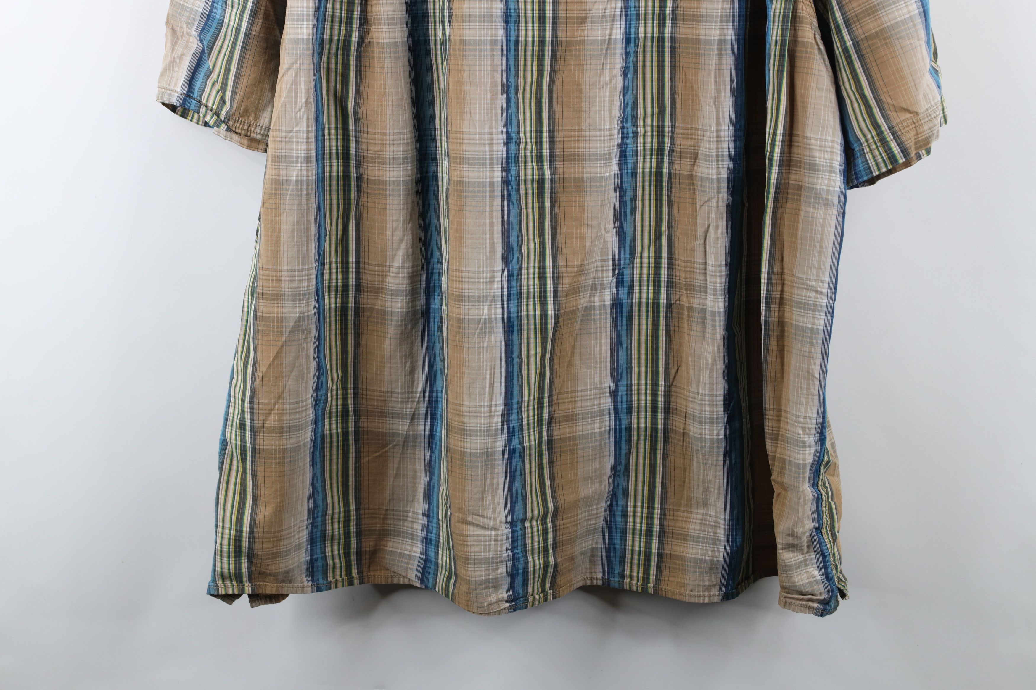 Duluth Trading Company × Vintage Duluth Trading Co Short Sleeve Collared Button Down Shirt Size US XXL / EU 58 / 5 - 11 Thumbnail