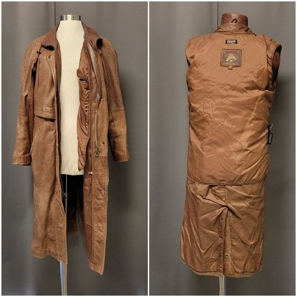 Wilsons Leather Vintage 90s y2k Wilsons Adventure Bound Brown Leather Slouch Size S / US 4 / IT 40 - 3 Thumbnail