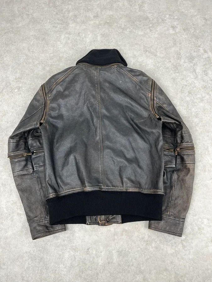 Dolce & Gabbana AW2003 Dolce & Gabbana Brown Faded Zip Bomber Cargo Pocket Jacket Size US M / EU 48-50 / 2 - 6 Thumbnail
