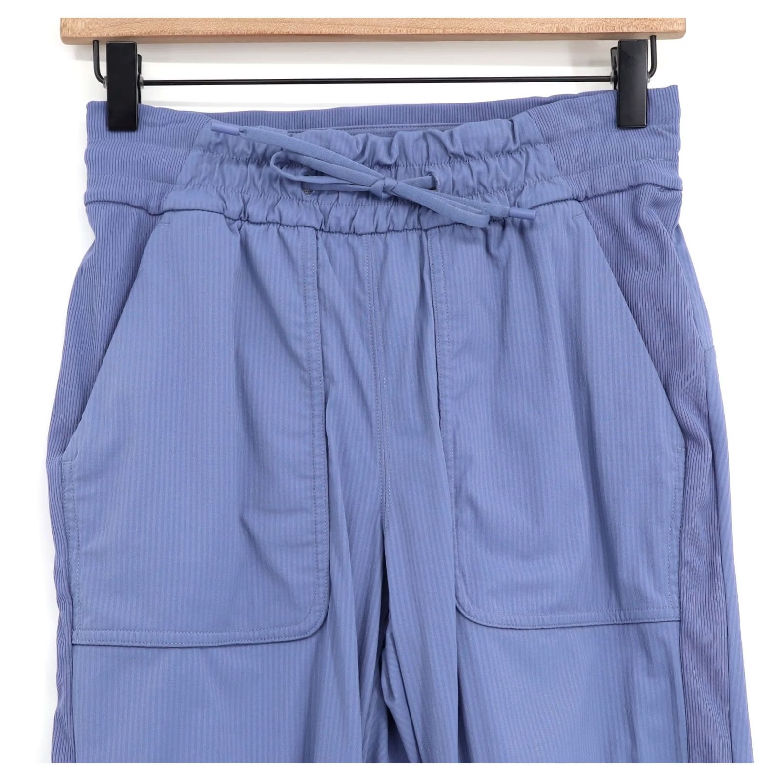 Lululemon Lululemon Women's Jogger Water Drop Blue Sz 4 - Nylon, Elastane, Tapered, Pockets, Lightweight, Machine Washable, Activewear, Inseam 28" Size 27" / US 4 / IT 40 - 3 Thumbnail
