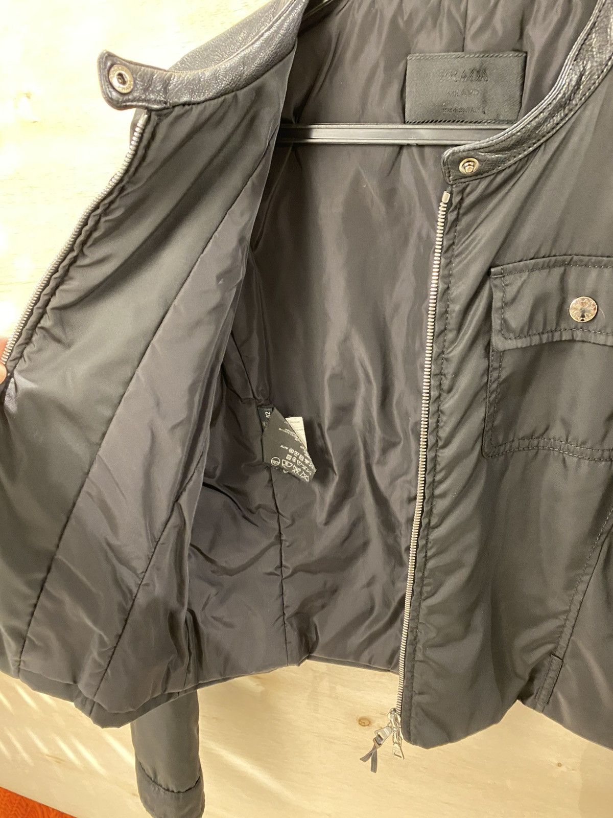Prada PRADA Nylon Leather Bomber Size M / US 6-8 / IT 42-44 - 6 Thumbnail